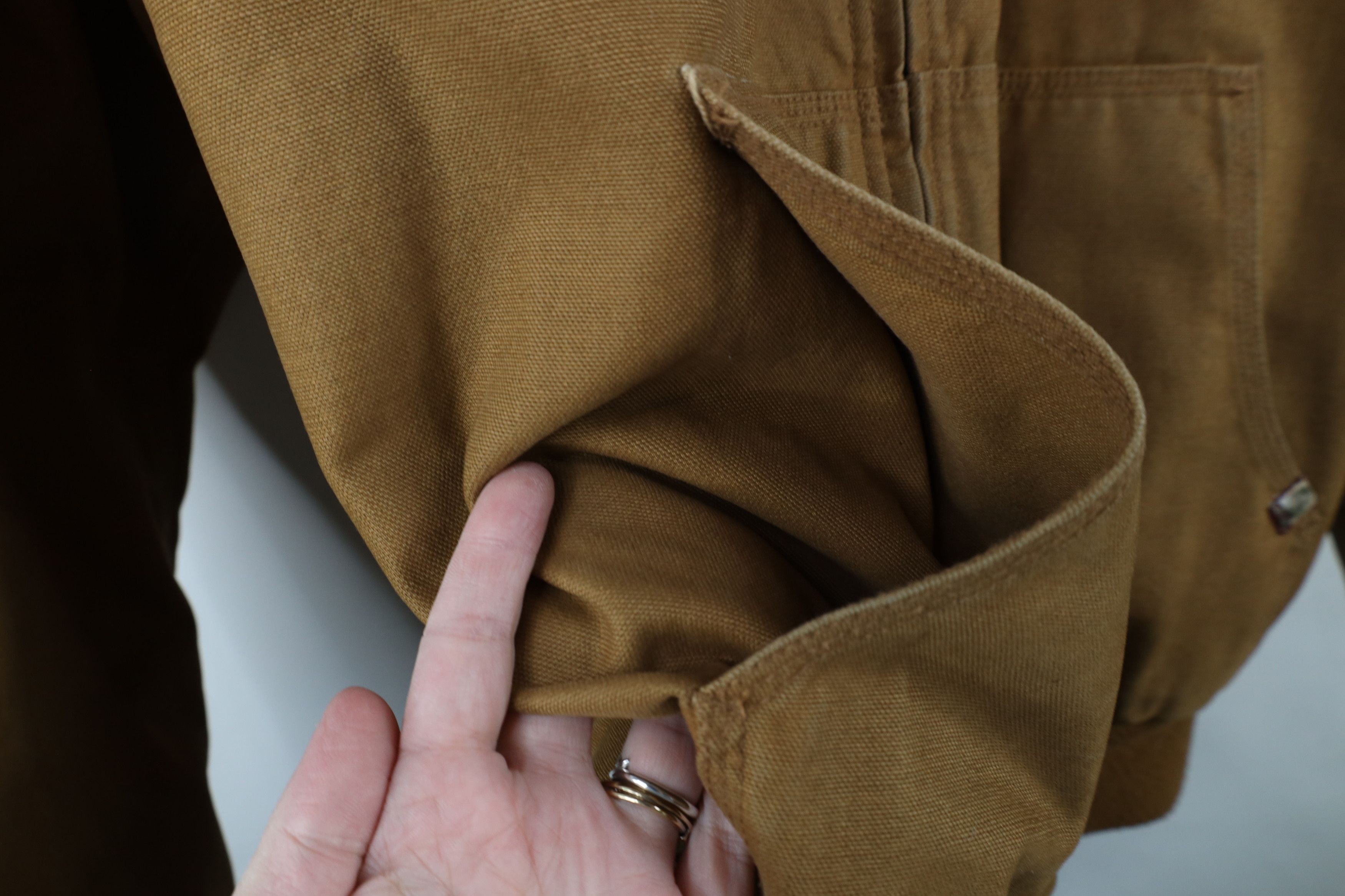 Vintage Vintage Owens Corning Quilted Canvas Full Zip Hooded Jacket Size US XL / EU 56 / 4 - 8 Thumbnail