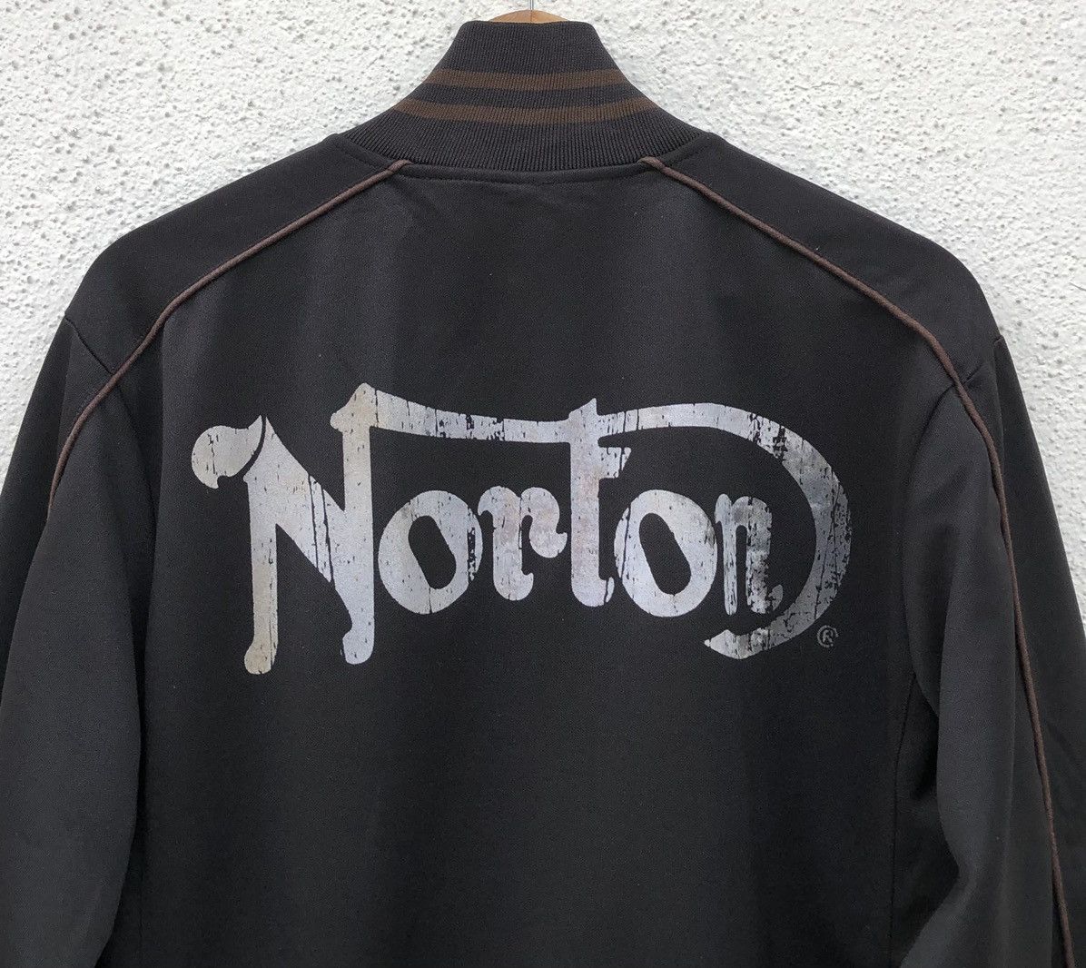 Norton Norton Motorcycles Black Track Jacket Size US L / EU 52-54 / 3 - 2 Thumbnail