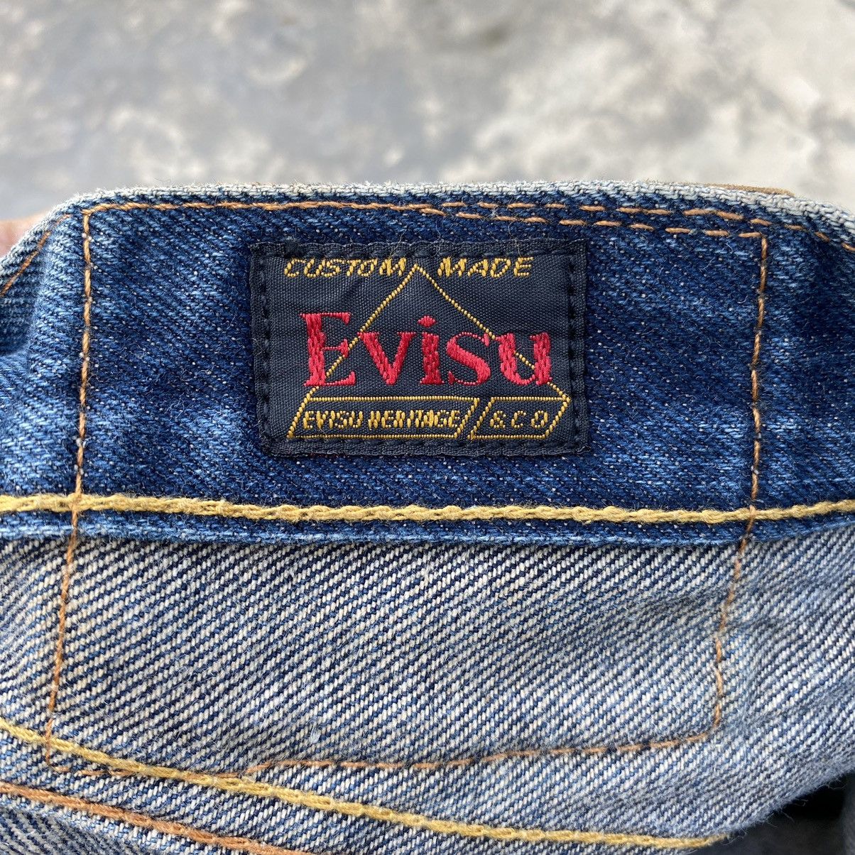 Evisu Vintage evisu seagull selvedge jeans Size US 36 / EU 52 - 12 Thumbnail
