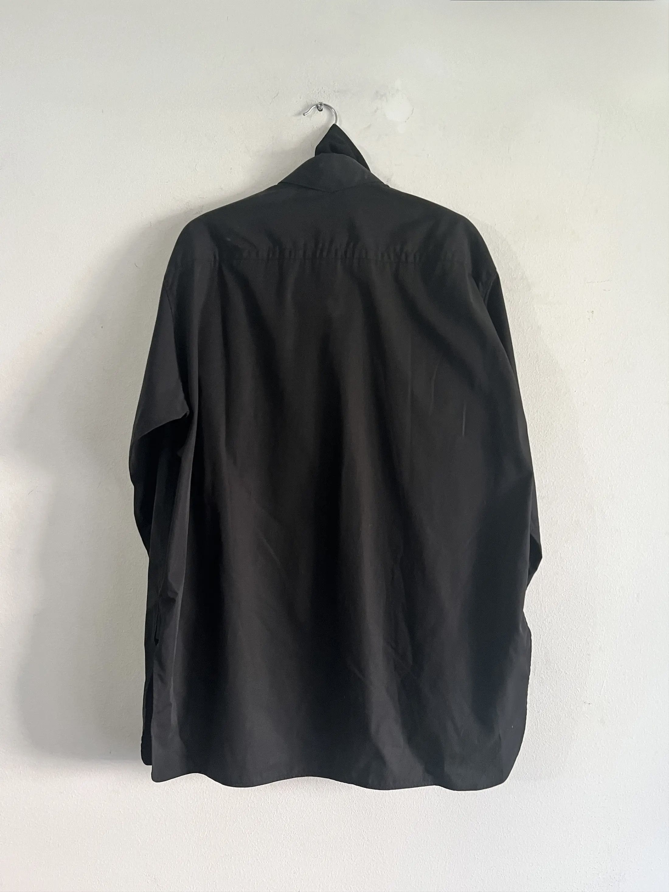Y's Black Double Layered Shirt Size US M / EU 48-50 / 2 - 9 Thumbnail
