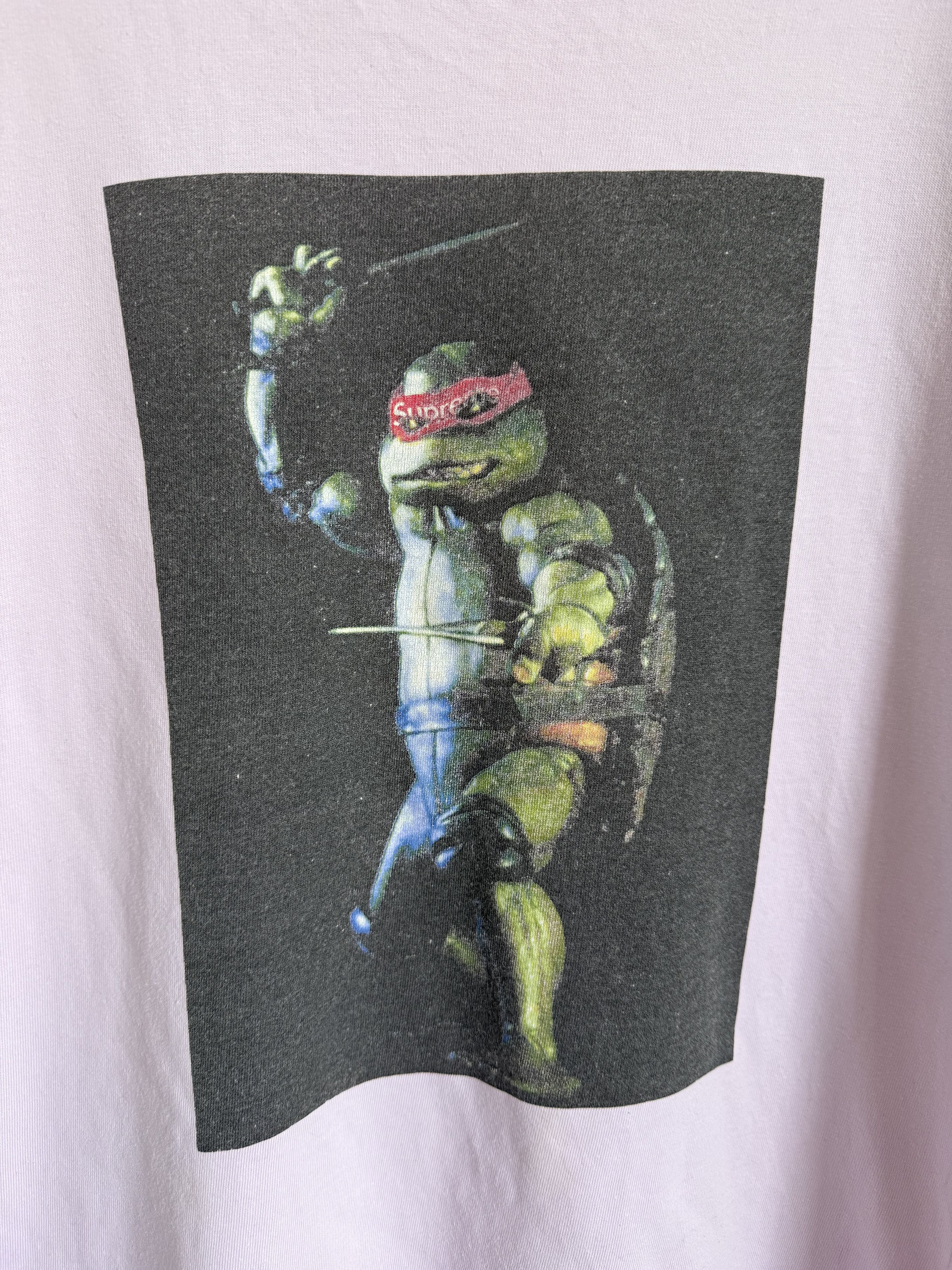 Supreme Supreme Raphael Teenage Mutant Ninja Turtles pink t-shirt Size US M / EU 48-50 / 2 - 4 Thumbnail