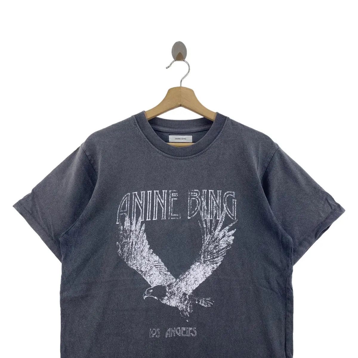 Anine Bing ANINE BING LOS ANGELES Boutique Eagle Tee Shirt Top Faded Size M / US 6-8 / IT 42-44 - 3 Thumbnail