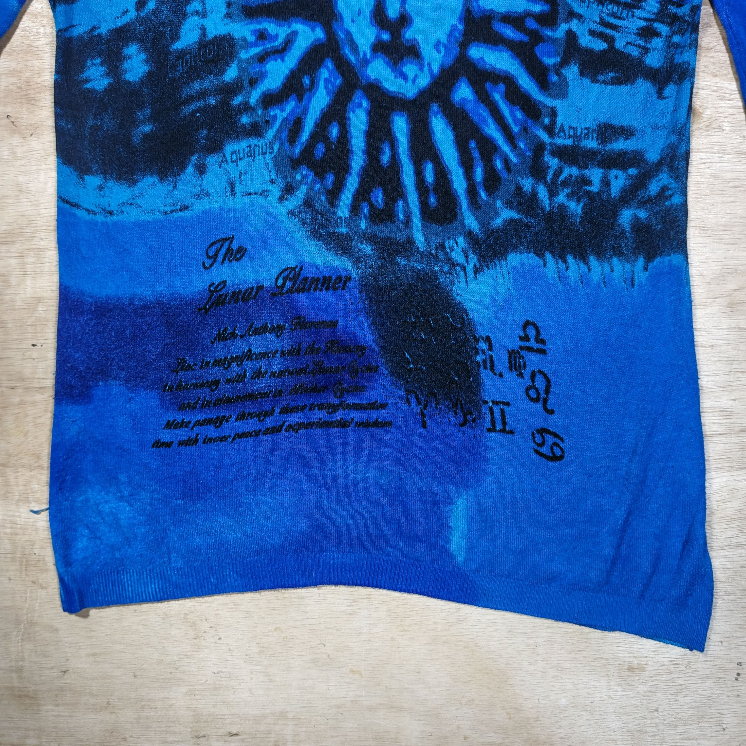Other 2000's ST.Christopher Graphic Zodiac Sun&Moon Print Knit Top Size US L / EU 52-54 / 3 - 3 Thumbnail
