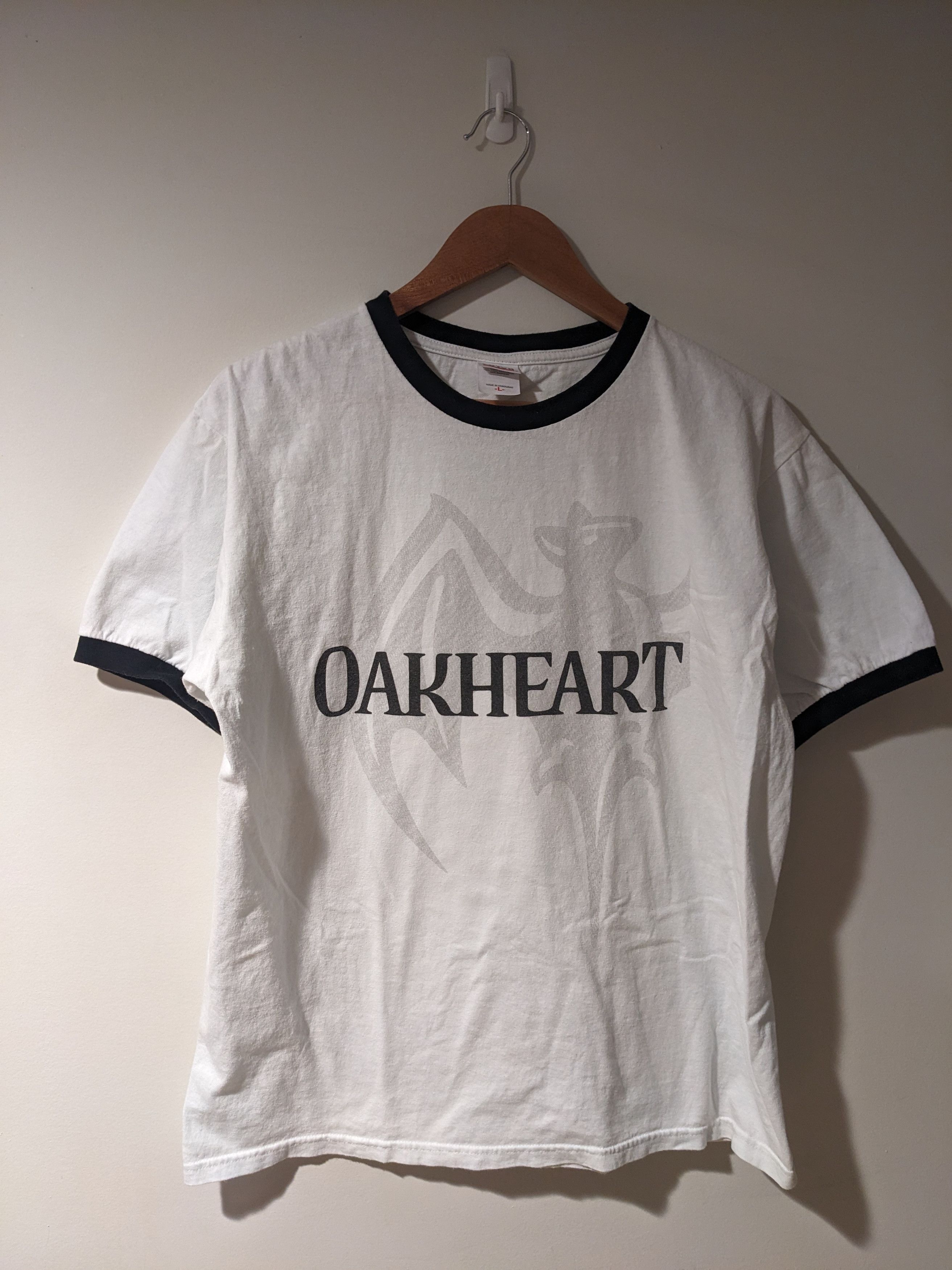 Anvil × Vintage Vintage Y2K Bacardi Oakheart Spiced Rum Promo Large T-Shirt Size US L / EU 52-54 / 3 - 1 Thumbnail