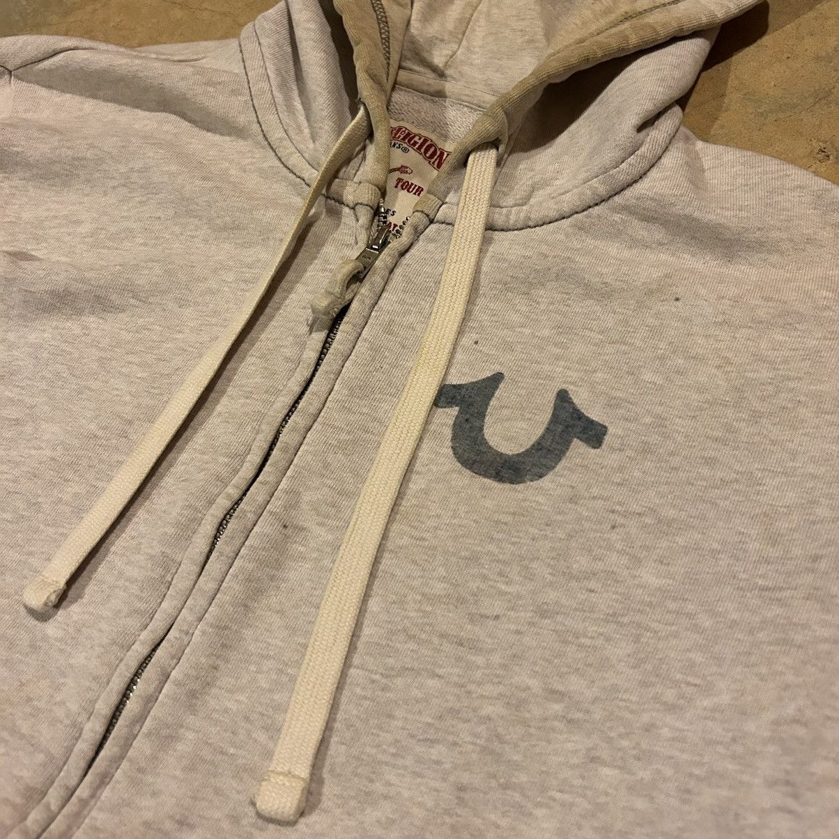 True Religion × Vintage Crazy Vintage Y2K True Religion Buddha Logo Zip Up Hoodie Size US M / EU 48-50 / 2 - 3 Thumbnail