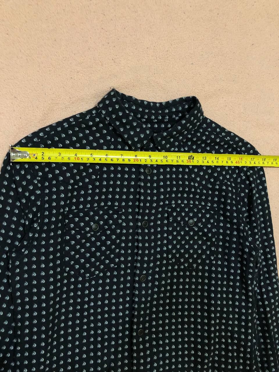 Allsaints Vintage Allsaints black print shirt crazy Y2K streetwear Size US XS / EU 42 / 0 - 9 Thumbnail