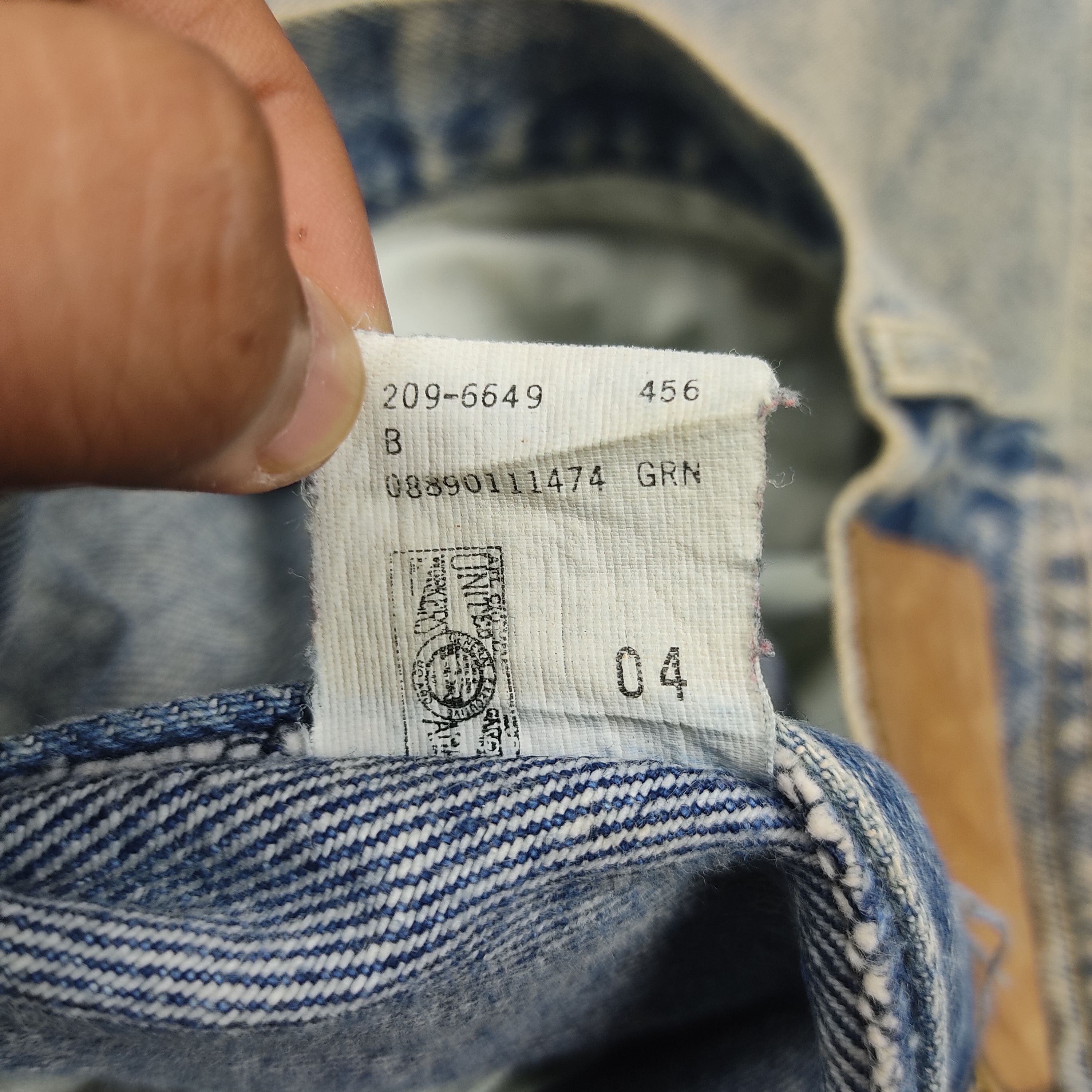Lee × Vintage 90s Vintage Lee Stone Wash Jeans L507 Size US 35 - 16 Thumbnail
