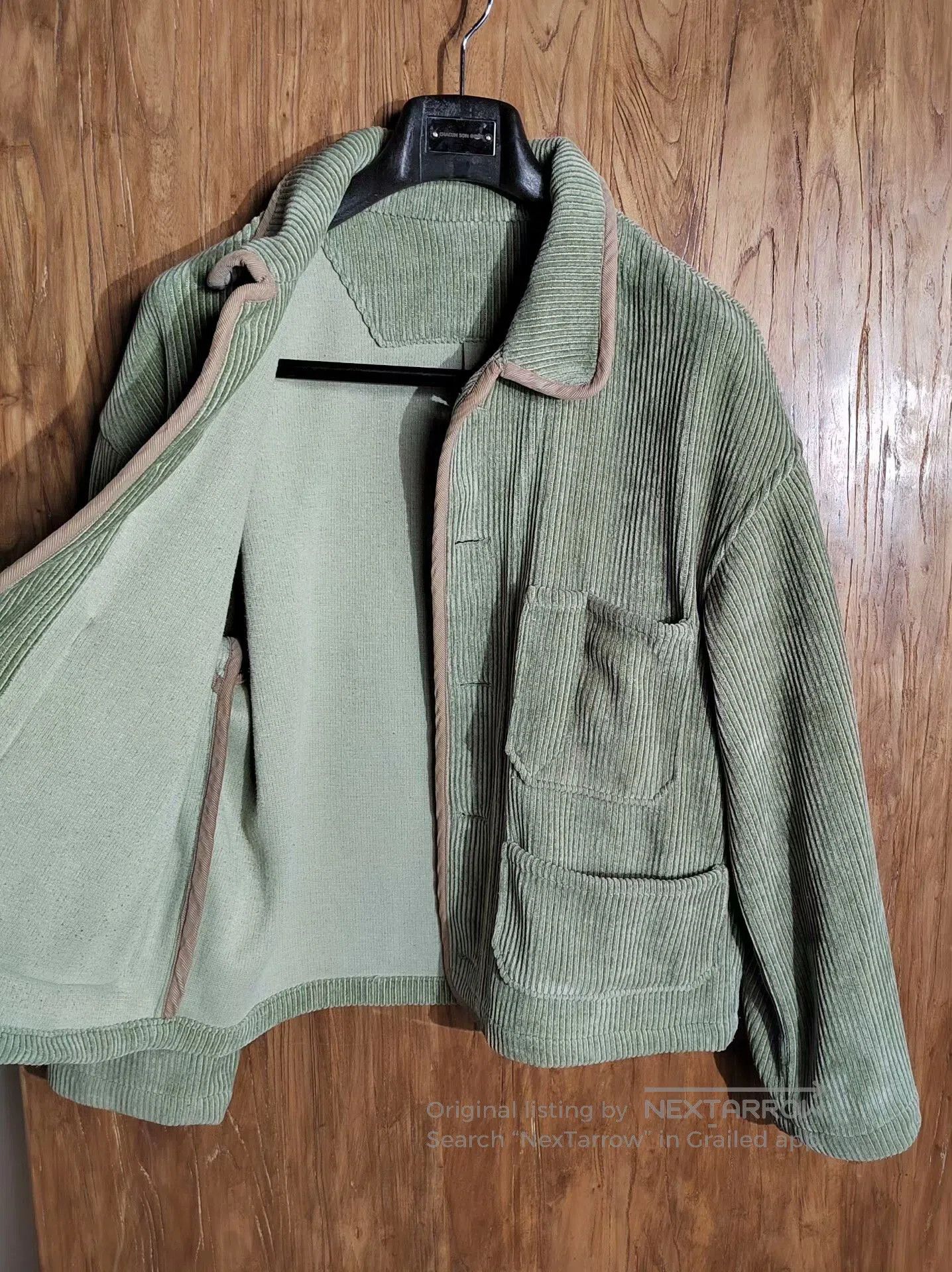 Japanese Brand Chah Chah Corduroy Jacket Green. Size US M / EU 48-50 / 2 - 2 Thumbnail