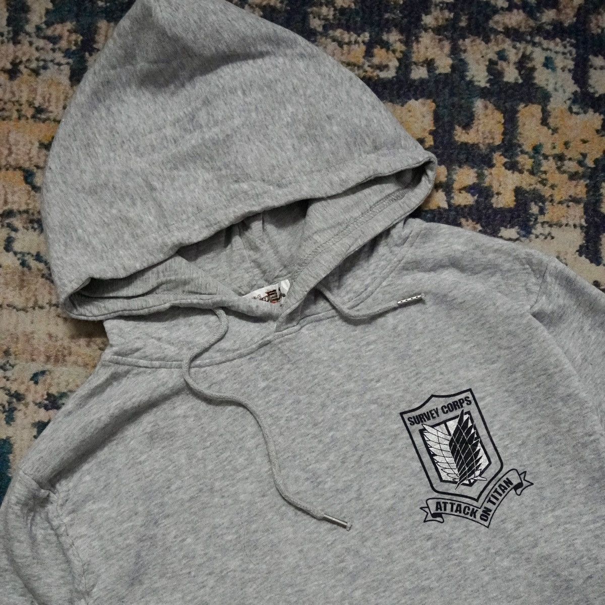 Japanese Brand Attack on titan survey corps japan anime hoodie size XL Size US XL / EU 56 / 4 - 1 Thumbnail