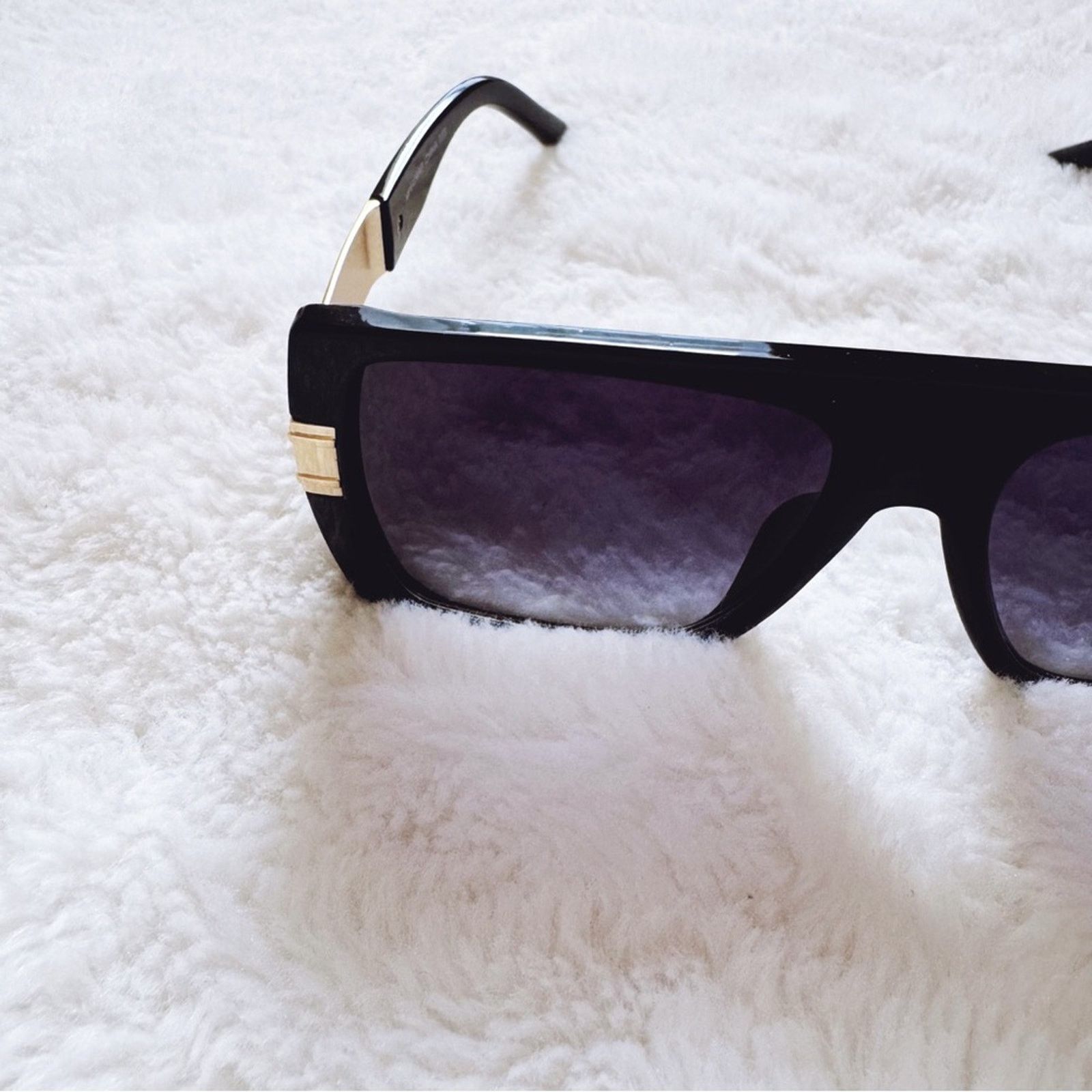 Other Inez Black Oversized Square Sunglasses Size ONE SIZE - 4 Thumbnail