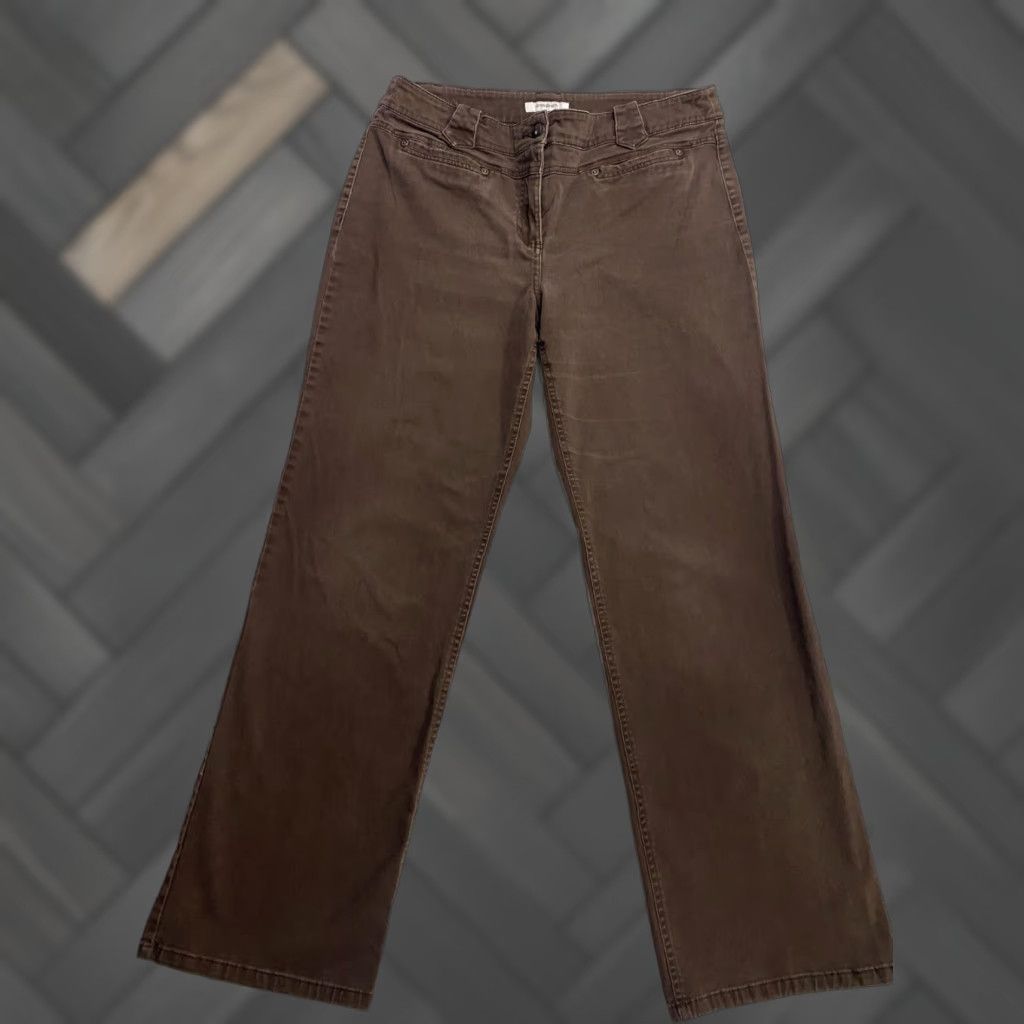 Vintage Dressbarn Pants Womens Size 12 Brown Size 34" / US 12 / IT 48 - 1 Thumbnail