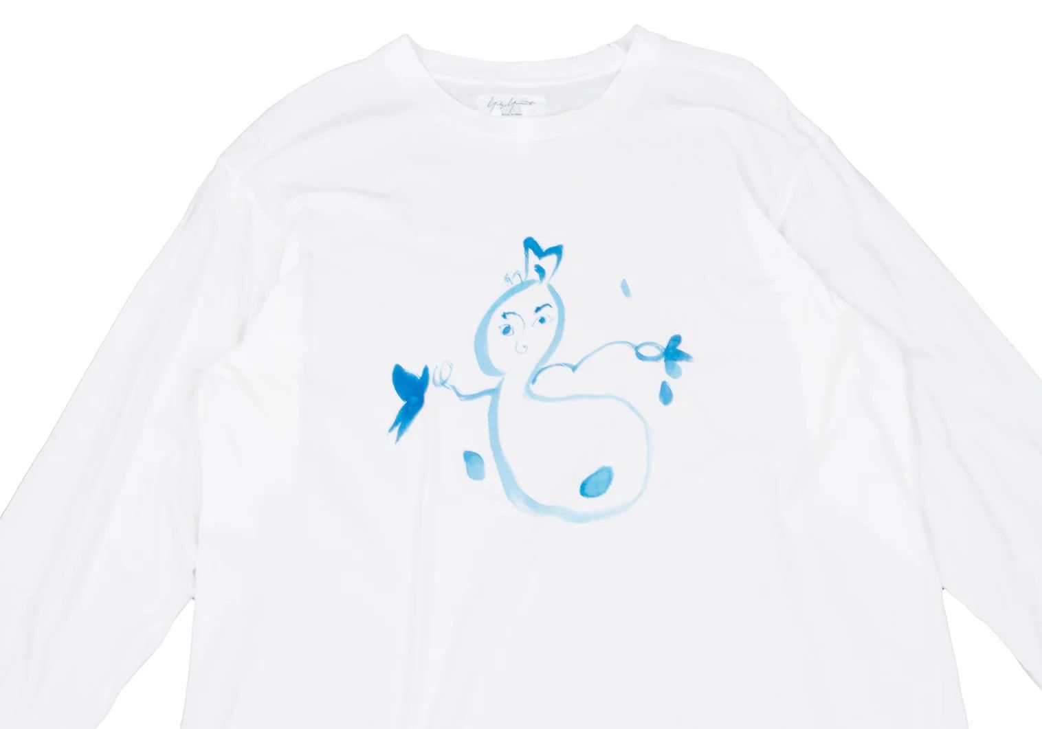 Yohji Yamamoto Yohji Yamamoto Snowman Drawing Print Tee Size US M / EU 48-50 / 2 - 2 Thumbnail