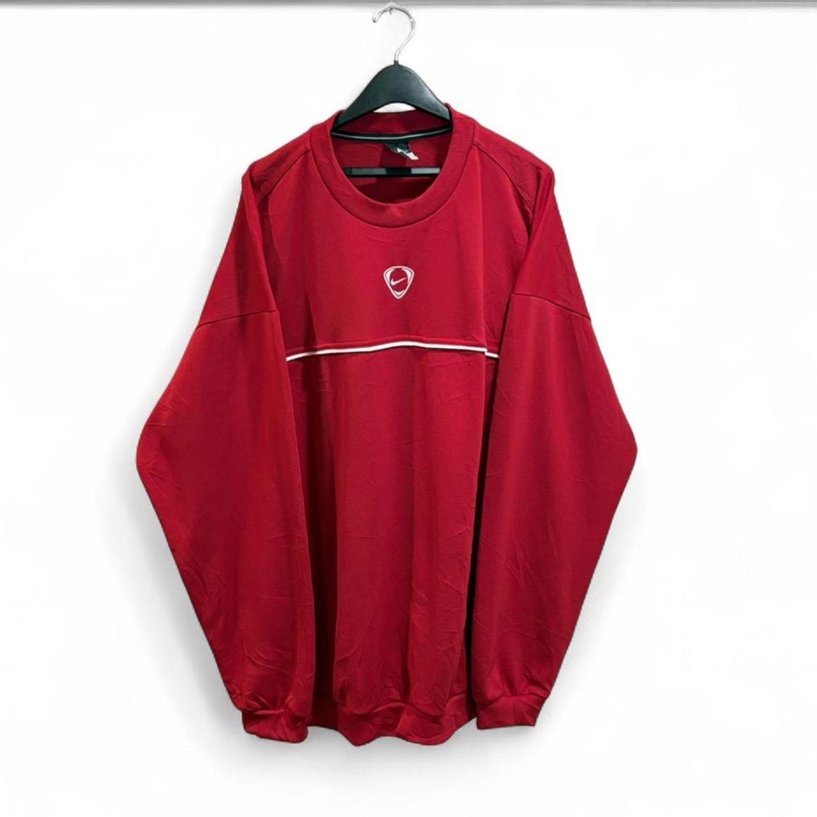 Nike Y2k nike red long sleeve football drill top XXL Size US XXL / EU 58 / 5 - 1 Thumbnail
