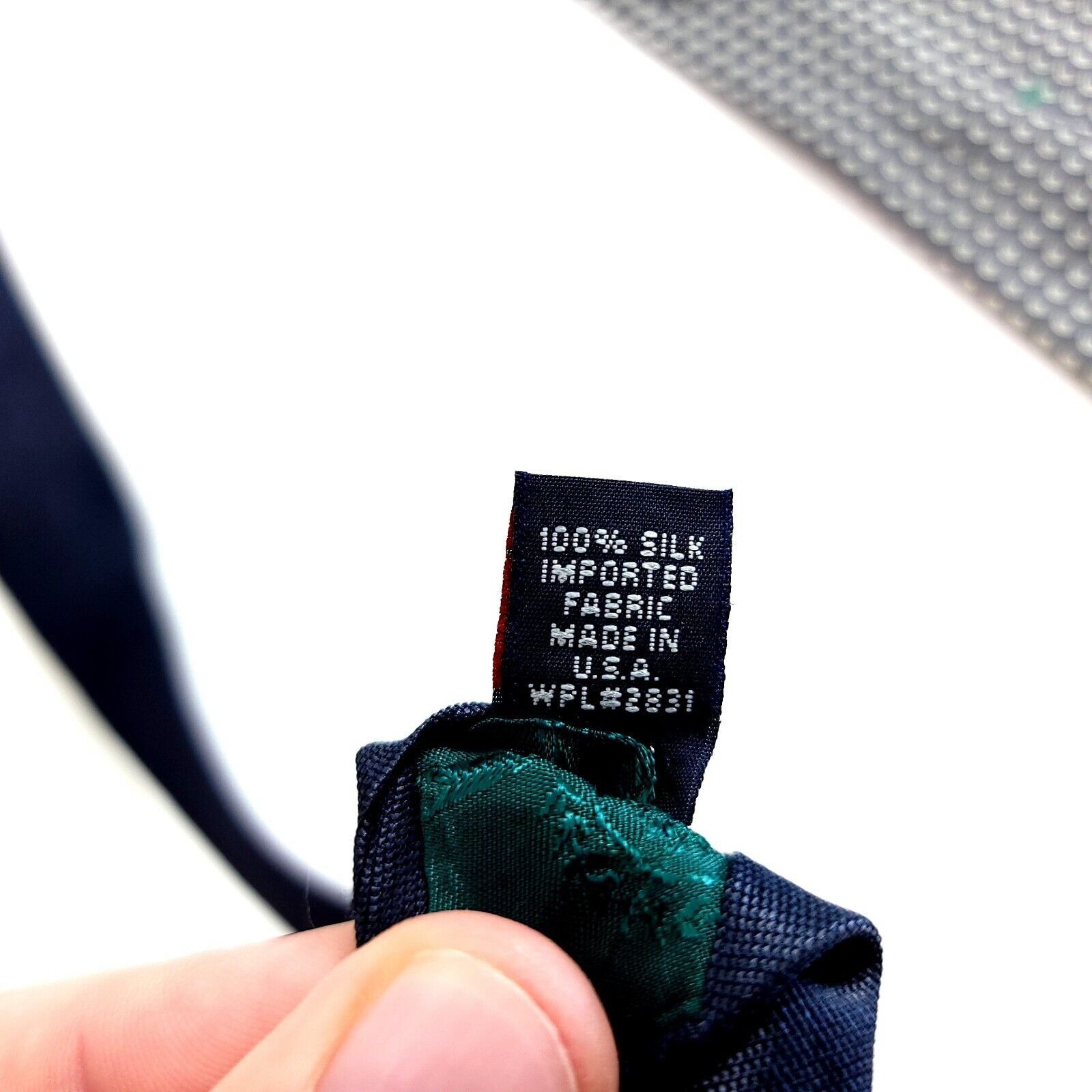 Tommy Hilfiger Tommy Hilfiger Gray Woven Polka Dot Silk Tie Size ONE SIZE - 5 Thumbnail