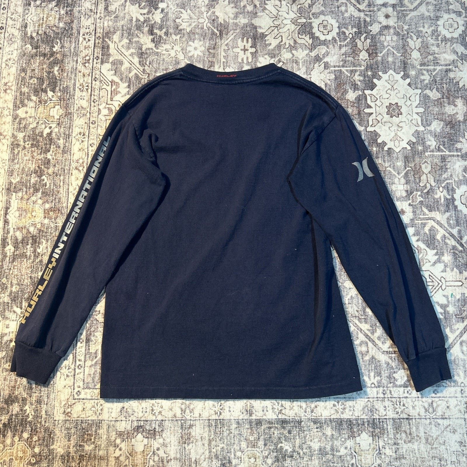 Hurley Vintage 90’s Hurley M Men's Long Sleeve Cotton T-Shirt Size US S / EU 44-46 / 1 - 4 Thumbnail