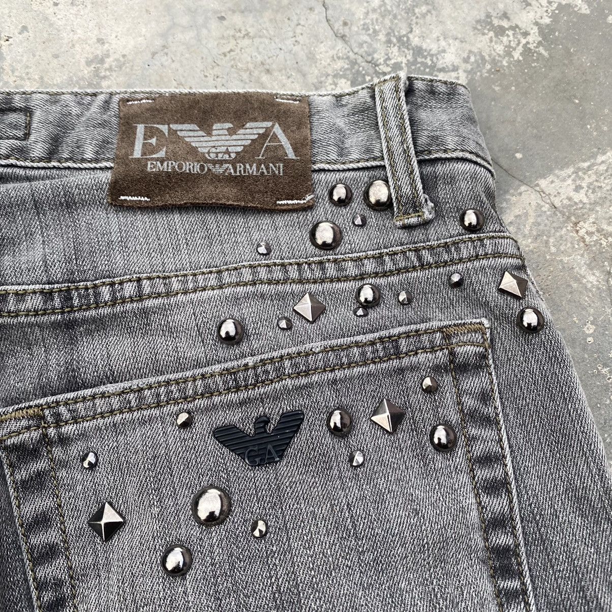 Emporio Armani Vintage Studded EMPORIO ARMANI Jeans Size US 30 / EU 46 - 11 Thumbnail