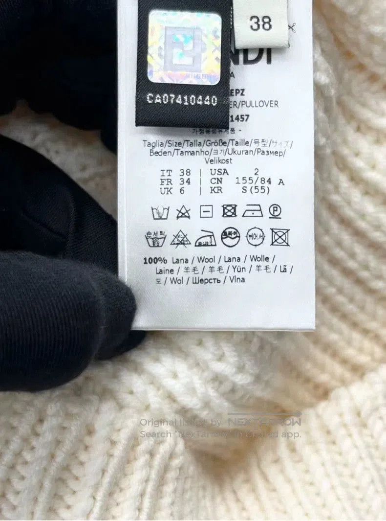 Fendi Fendi Roma Flocked Embroidery Letter Knit Sweater. Size US M / EU 48-50 / 2 - 3 Thumbnail