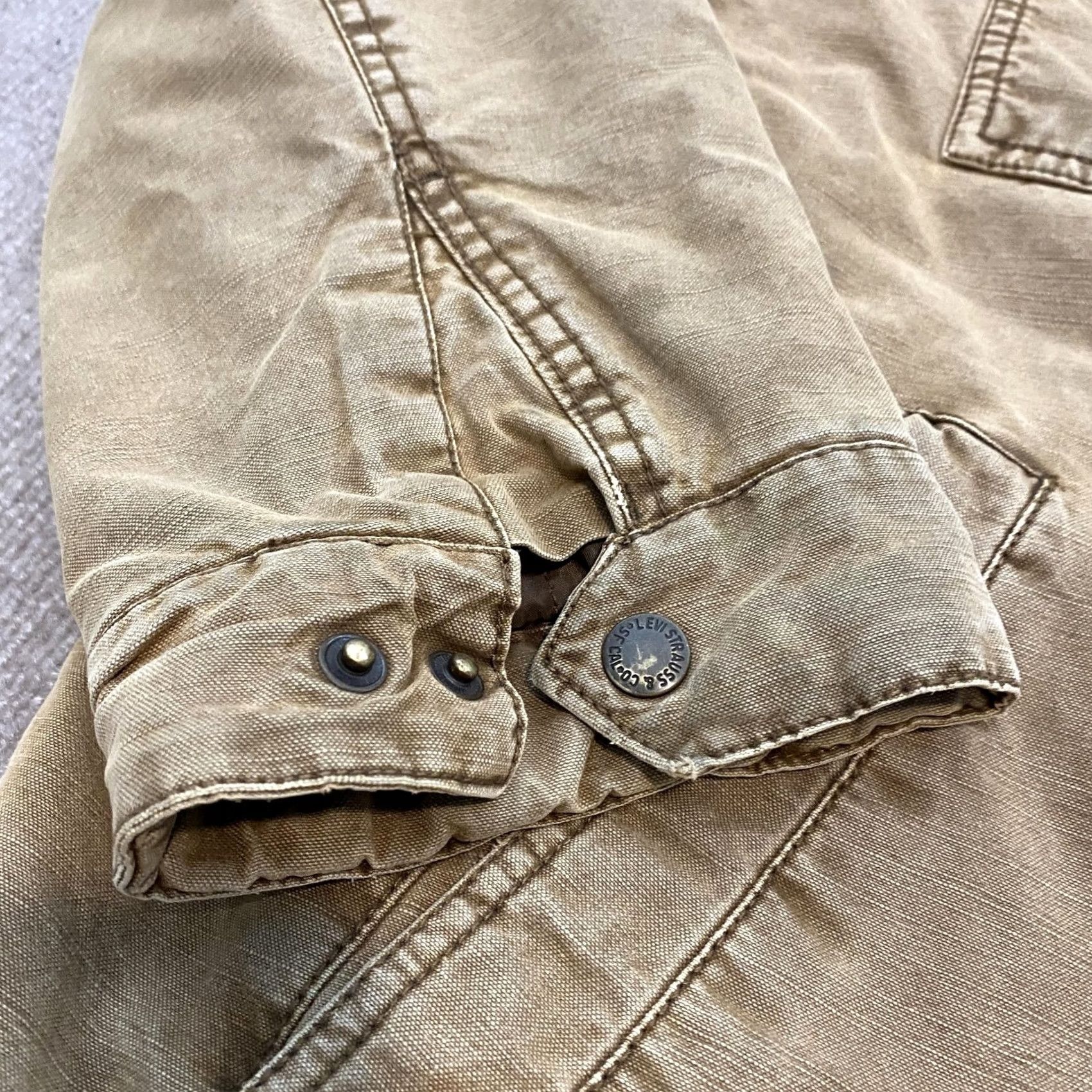 Levi's Levi's Jacket Men 2XL Brown Canvas Quilted Lined Military Utility Coat Size US XXL / EU 58 / 5 - 7 Thumbnail