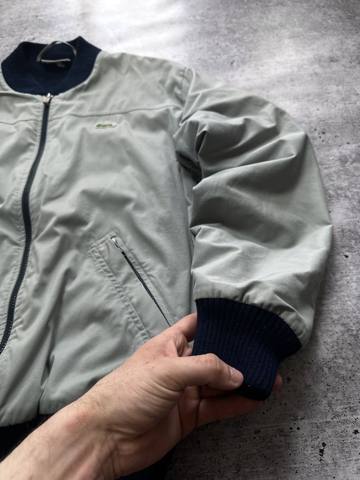 Lacoste Vintage 90s Lacoste Chesime Y2K Varsity Bomber Wool Jacket Size US XL / EU 56 / 4 - 6 Thumbnail