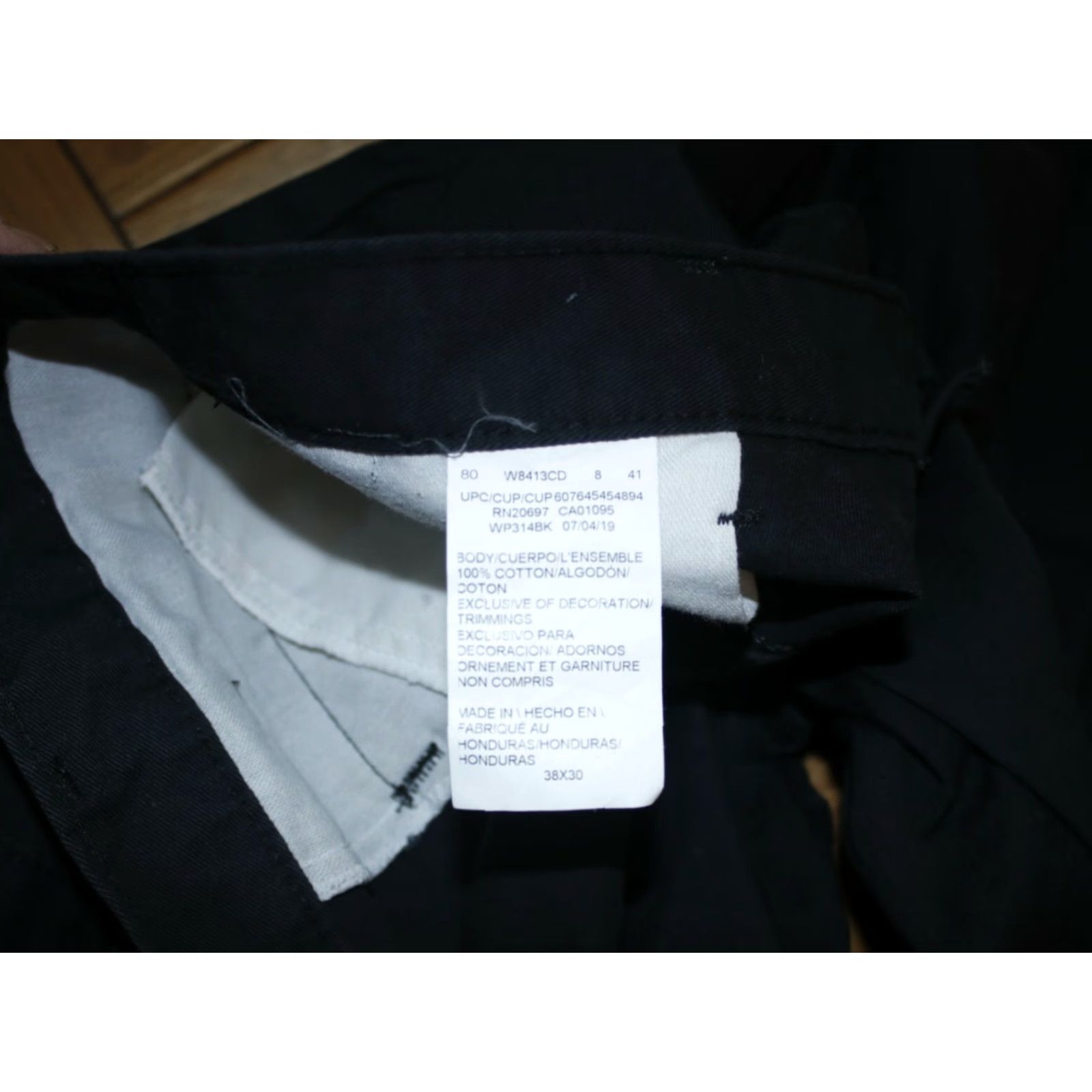 Dickies Dickies Mens Casual Flat Front Straight Work Pants Size 38X30 Black Size US 38 / EU 54 - 4 Thumbnail