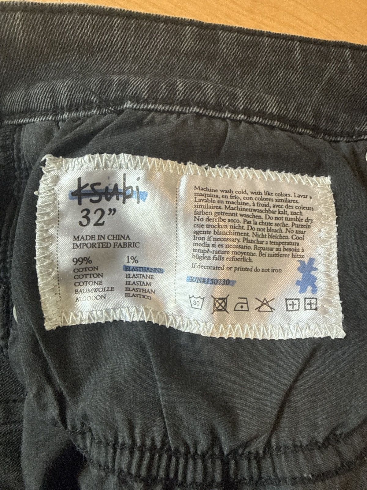 Ksubi KSUBI black ripped denim jeans Size US 32 / EU 48 - 6 Thumbnail