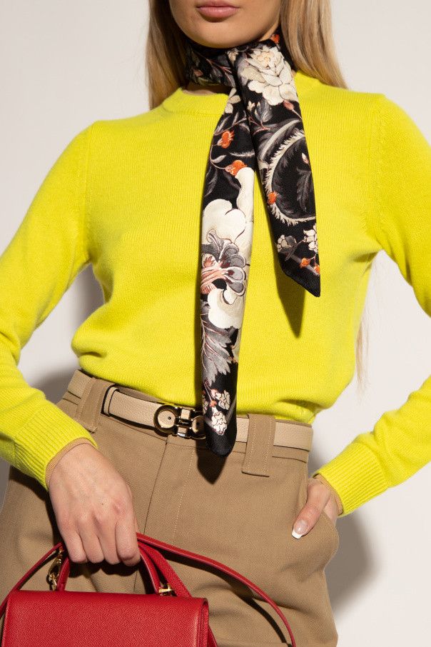 Salvatore Ferragamo o1s1rm1024 Size: 90x90 Cm / Scarf in Multicolor Size ONE SIZE - 2 Thumbnail