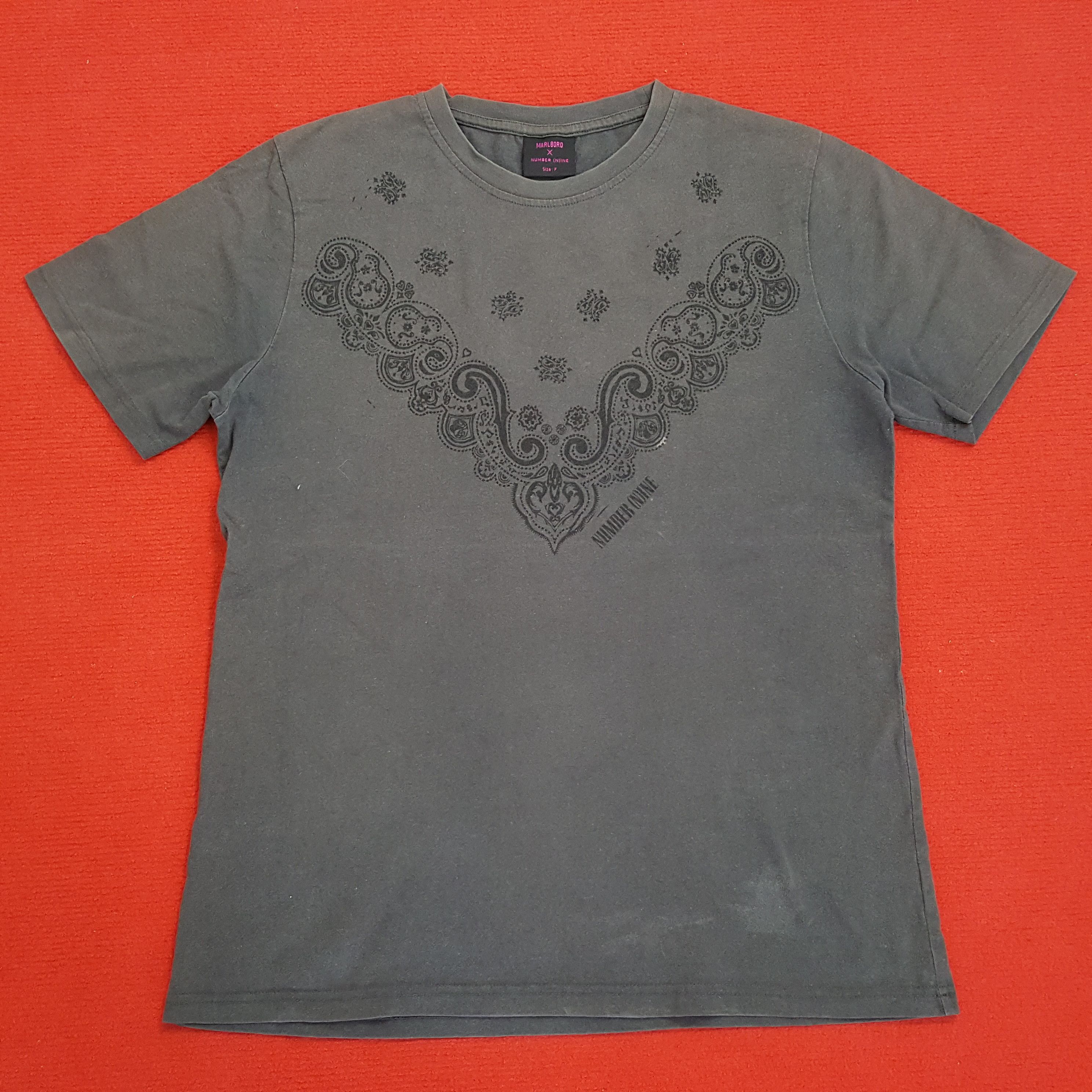 Number (N)ine Marlboro X Number Nine Japanese Brand Designer Tshirt Size US M / EU 48-50 / 2 - 1 Thumbnail
