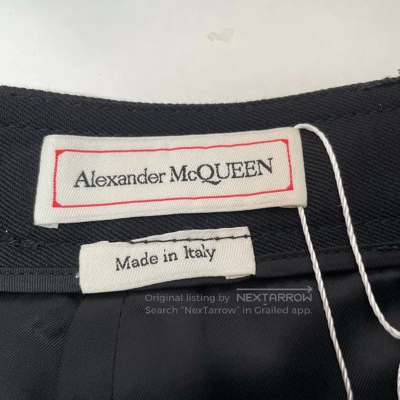 Alexander McQueen Alexander Mcqueen Black short skirt Size 25" / US 0 / IT 36 - 6 Thumbnail