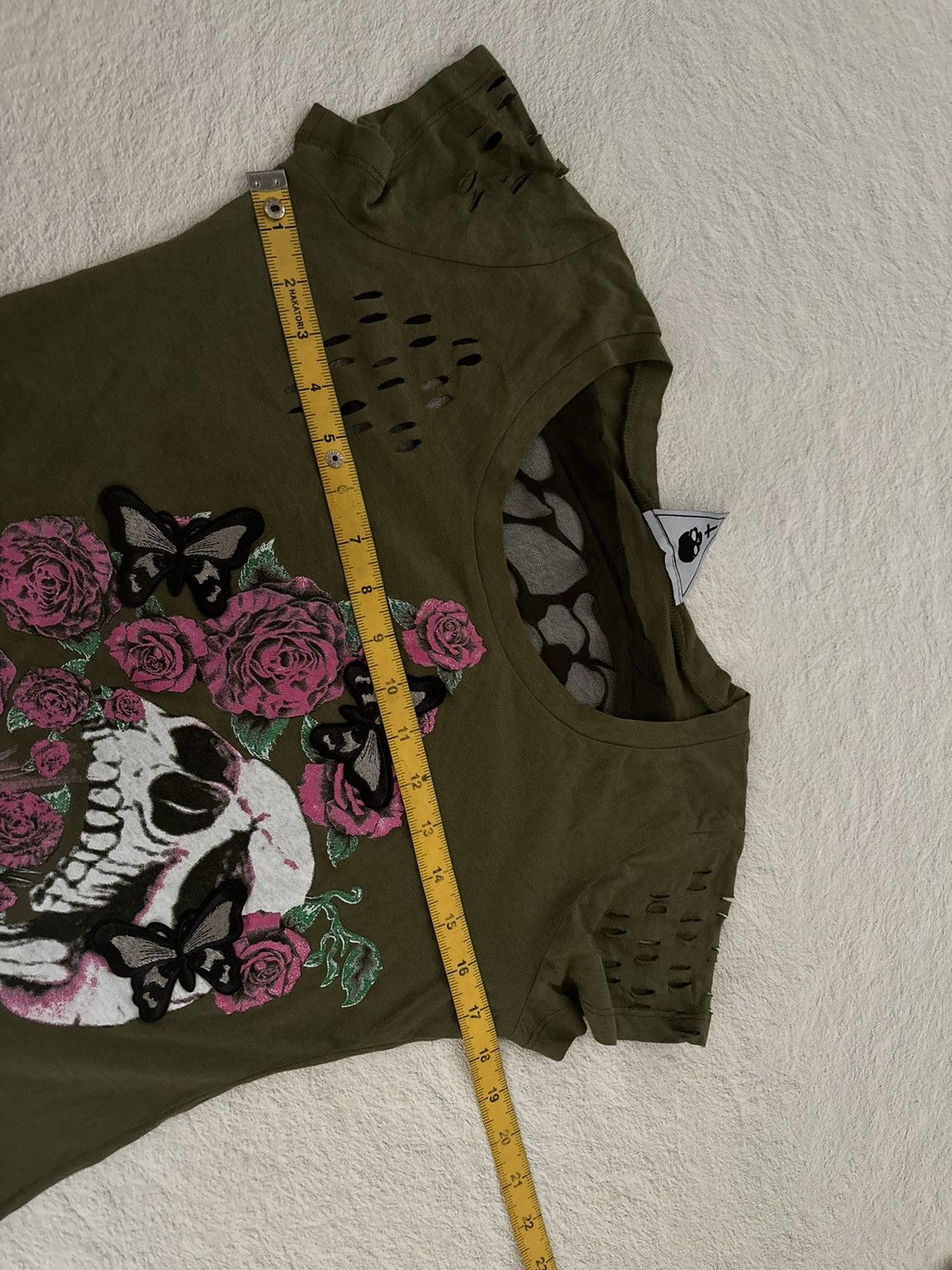 Hysteric Glamour Y2k skull rose ifsixwasnine punk style tshirt Size M / US 6-8 / IT 42-44 - 10 Thumbnail
