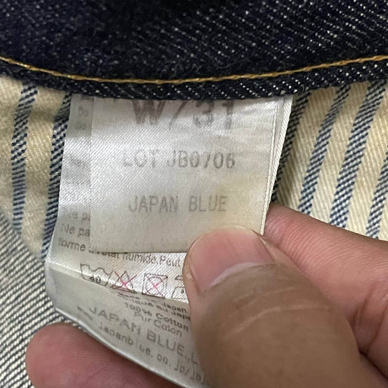 Japan Blue Vintage JB Japan Blue Selvedge Denim Pants Size US 32 / EU 48 - 10 Thumbnail