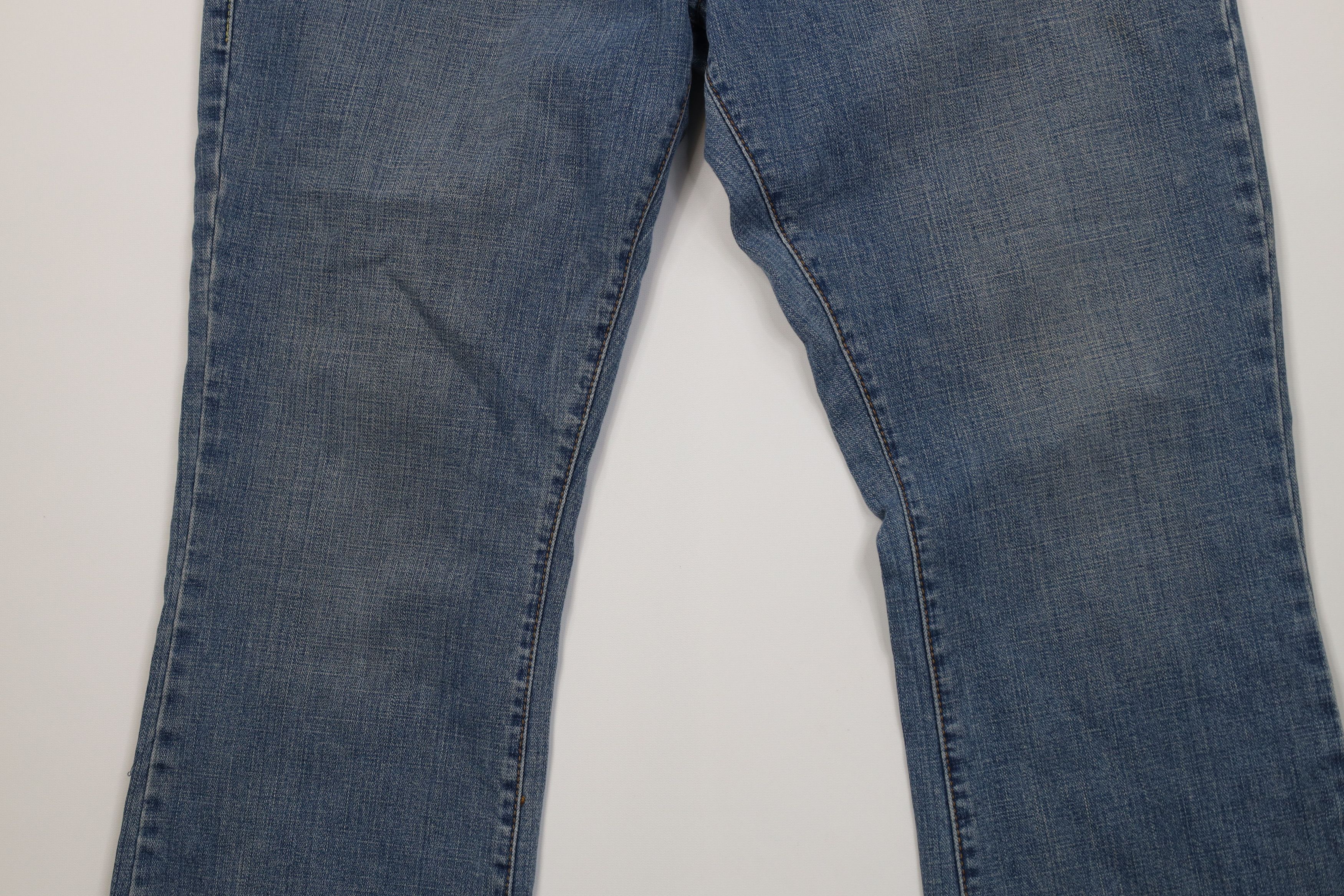 Levi's Vintage Y2K Levis 542 Low Rise Flared Denim Jeans Blue Size 42" / US 20 - 3 Thumbnail
