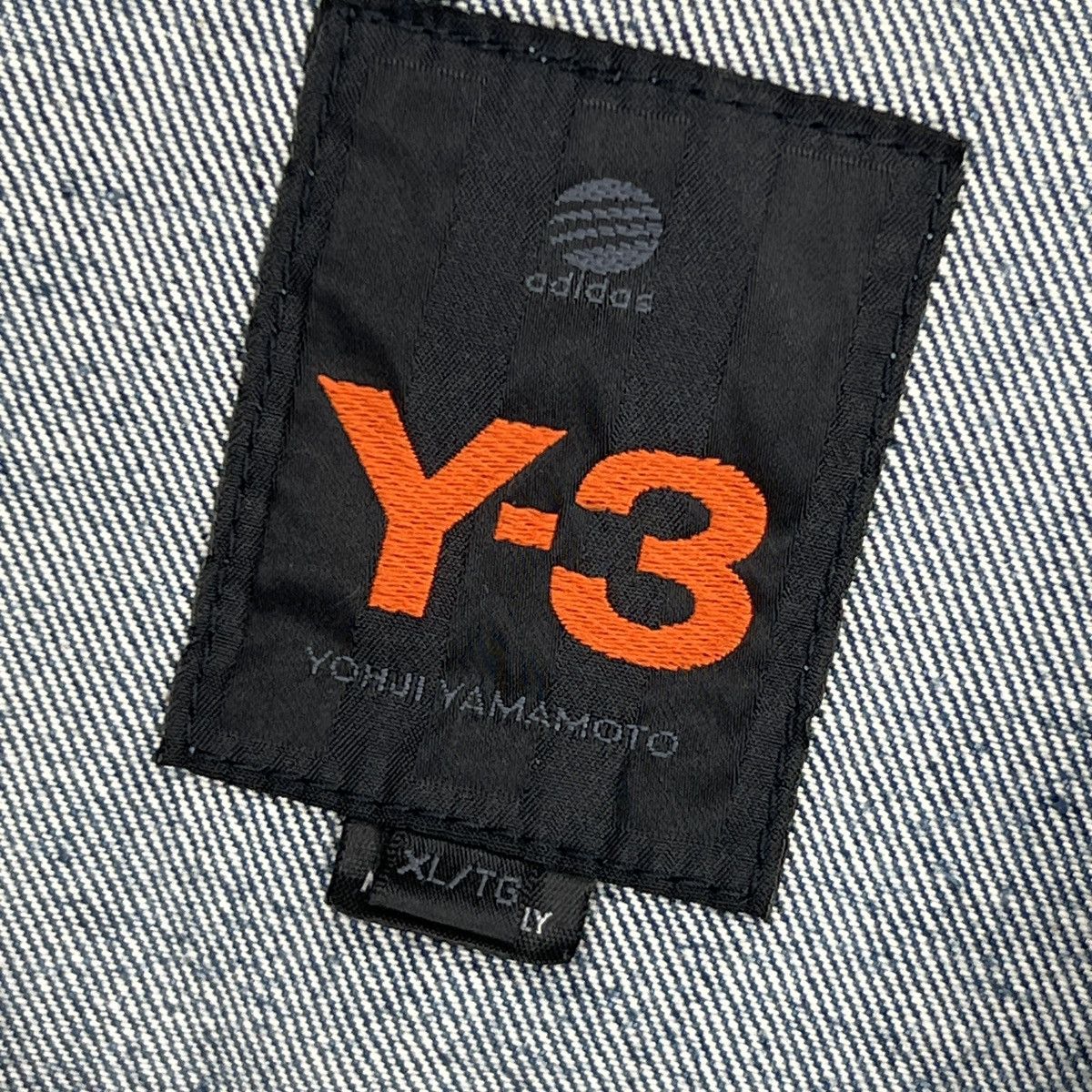 Adidas × Y-3 Y-3 by Yohji Yamamoto vintage 2006 Adidas Faded Denim Jacket Size US XL / EU 56 / 4 - 6 Thumbnail