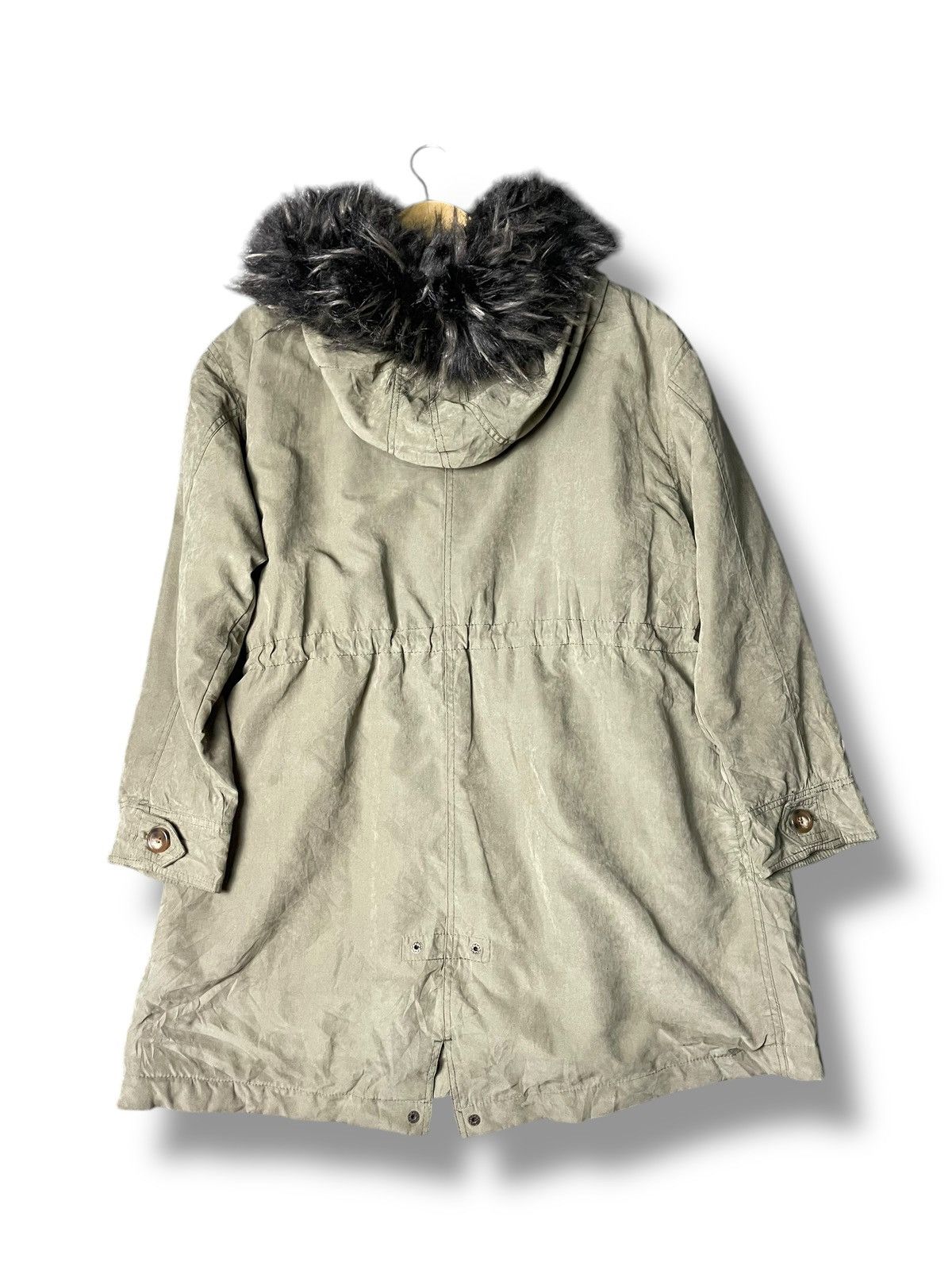 Japanese Brand × Vintage Grace Gallery Brand Fur Hooded Winter Jacket (82) Size US L / EU 52-54 / 3 - 7 Thumbnail