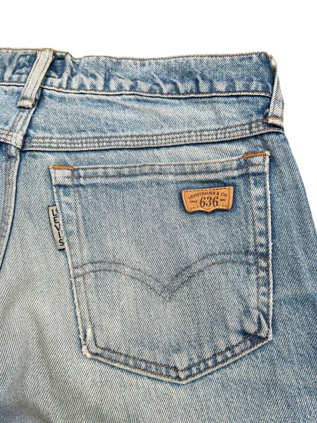 Levi's Vintage 1992 Levi’s 636 E Faded Distresed Size US 29 - 10 Thumbnail