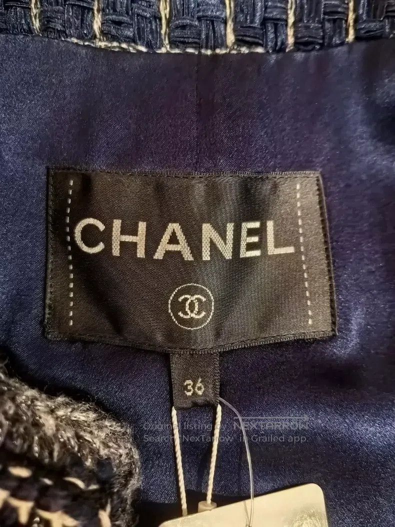 Chanel Chanel Woven plaid coat Size XS / US 0-2 / IT 36-38 - 3 Thumbnail