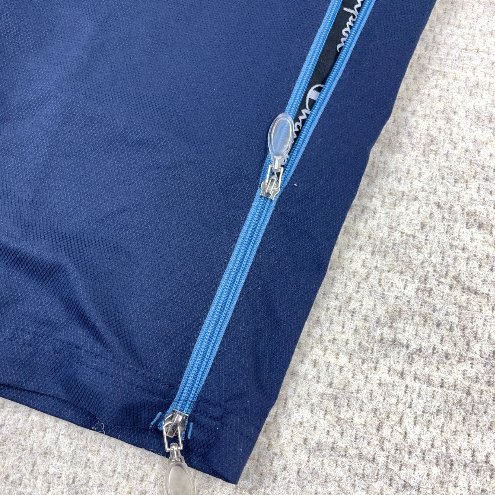 Champion Vintage Champion Pants Men XL Blue Windbreakers Track Suit Baggy Joggers Size 46R - 7 Thumbnail