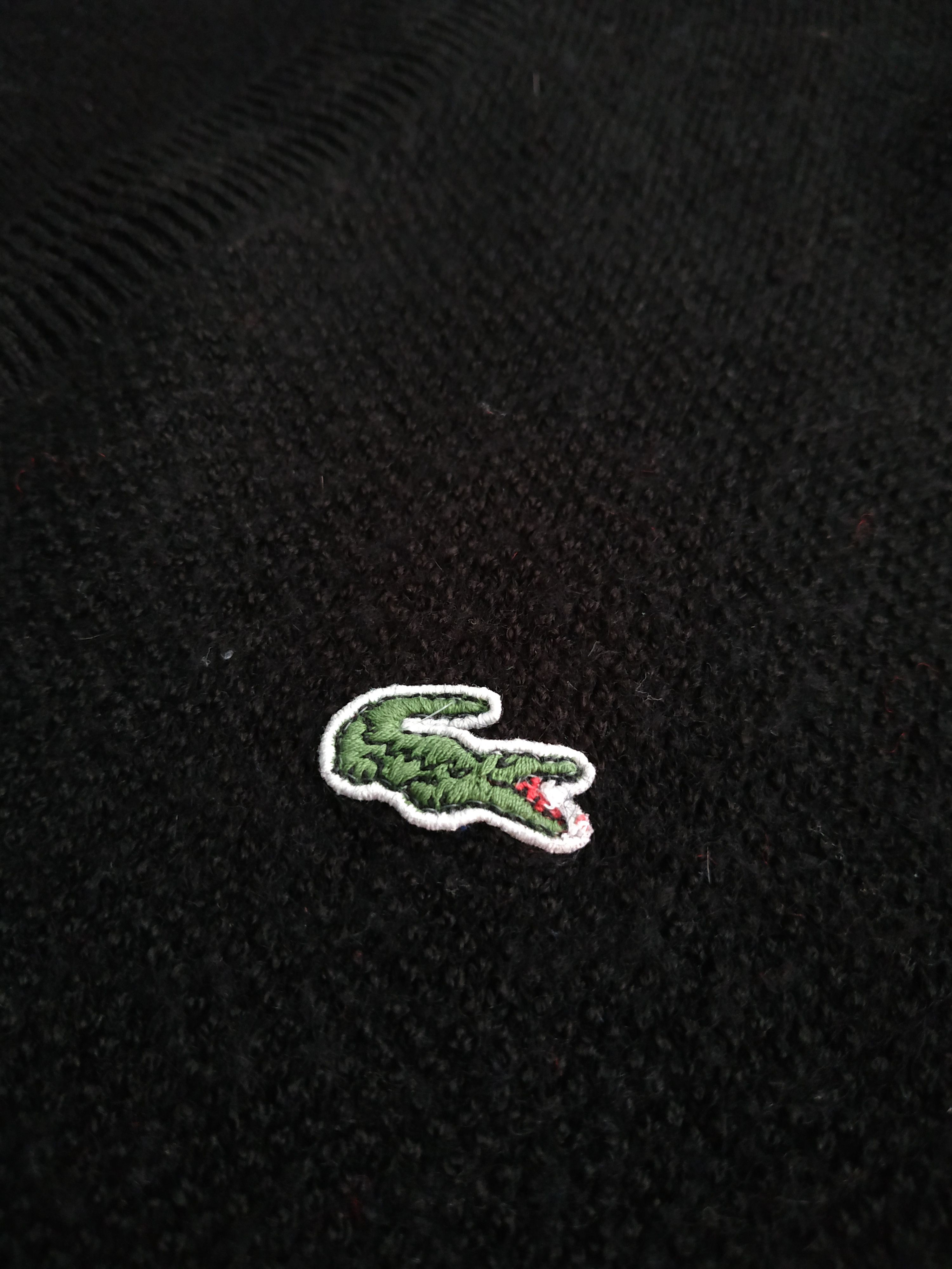 Lacoste × Vintage LACOSTE Men's Vintage Wool V-Neck Sweater, s. MEDIUM (6) Size US M / EU 48-50 / 2 - 7 Thumbnail