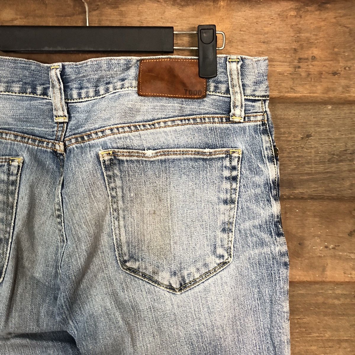 Japanese Brand Uniqlo Jeans Blue faded vintage Denim Pants #7326 Size 32" / US 10 / IT 46 - 17 Thumbnail