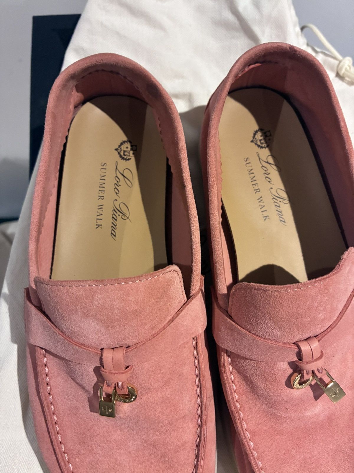 Loro Piana Loro piana pink summer charm walk uk 5 eu 38 Size US 8 / IT 38 - 2 Thumbnail