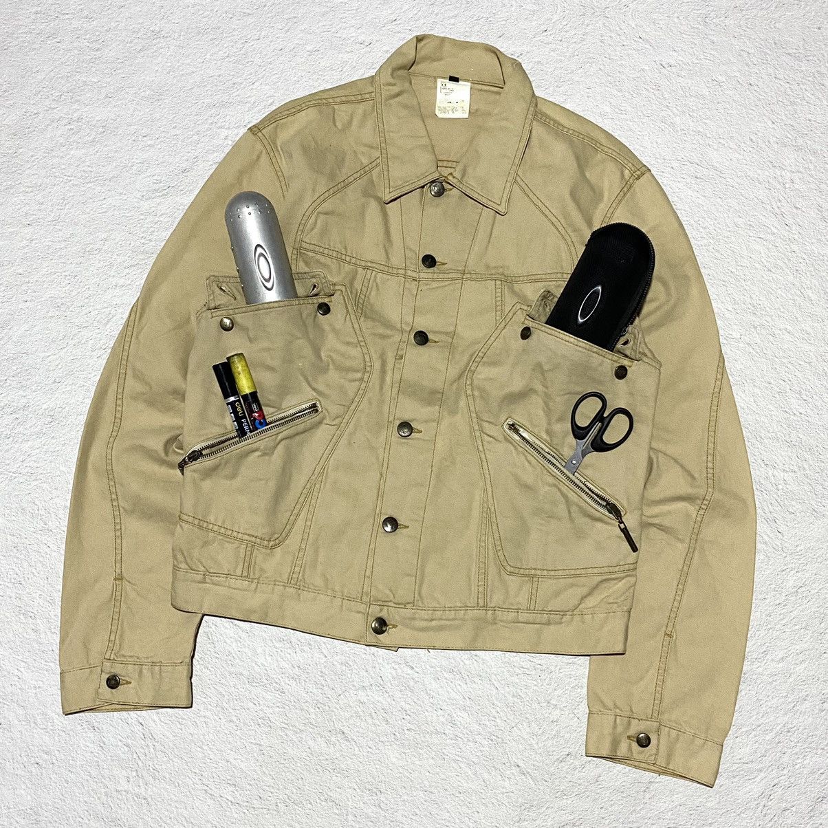 Just Cavalli 💥RARE💥 Vintage 2000s Just Cavalli Denim jacket Size US L / EU 52-54 / 3 - 2 Thumbnail