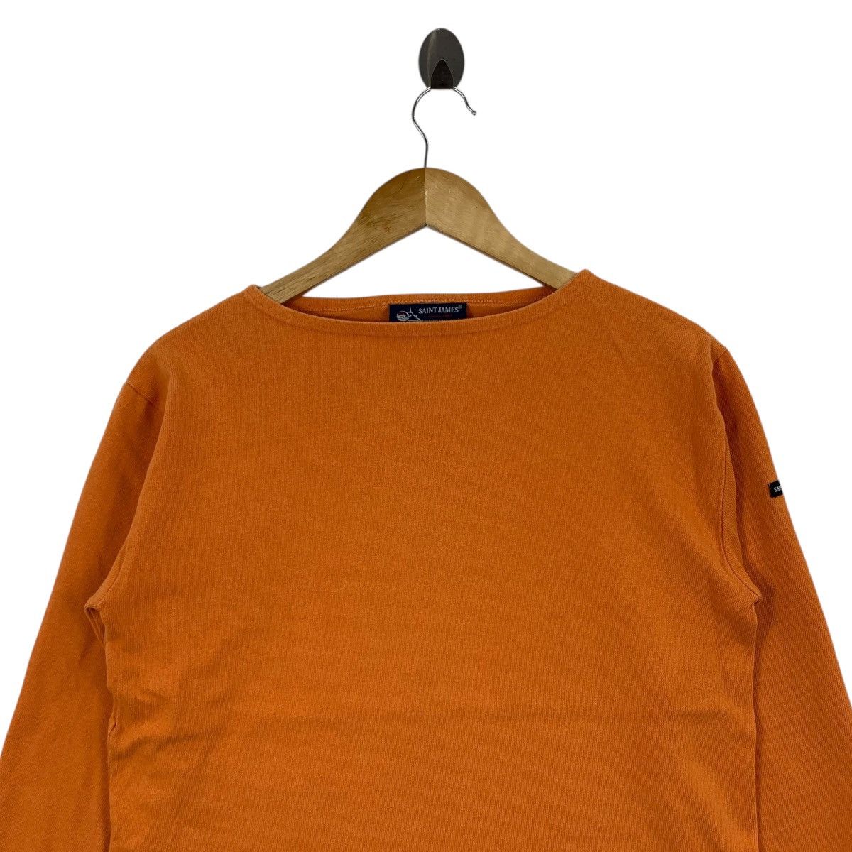 Saint James SAINT JAMES Depuis 1889 France Plain Long Sleeve Tshirt Size US S / EU 44-46 / 1 - 2 Thumbnail