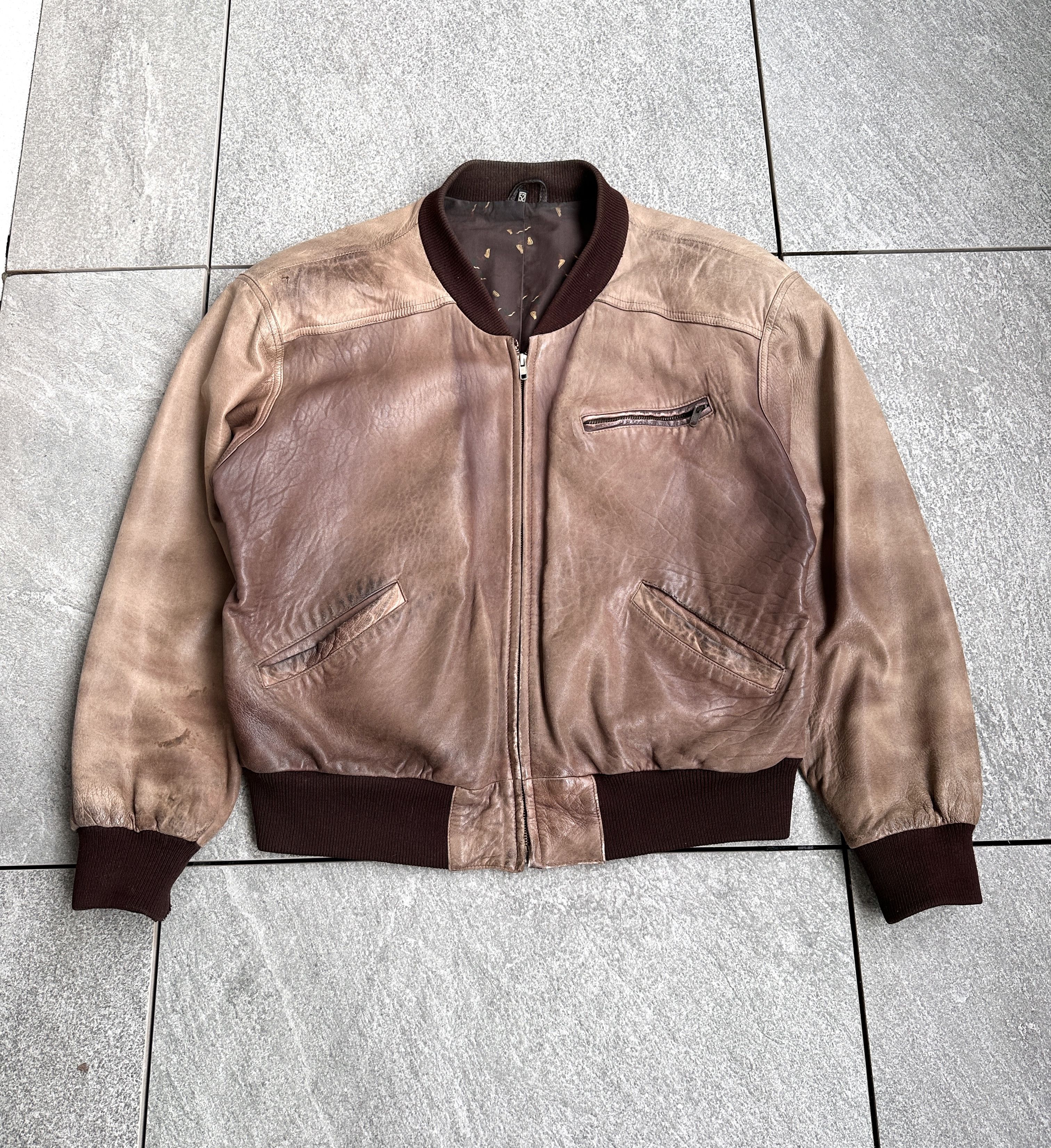 Vintage Vintage leather bomber jacket starboy M Size US M / EU 48-50 / 2 - 9 Thumbnail