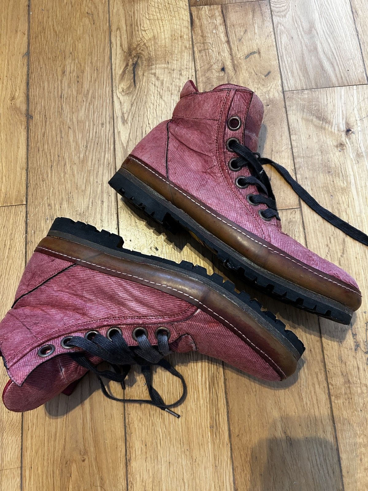 A1923 A1923 Handcrafted Distressed Leather Sneakers Size US 9 / EU 42 - 4 Thumbnail