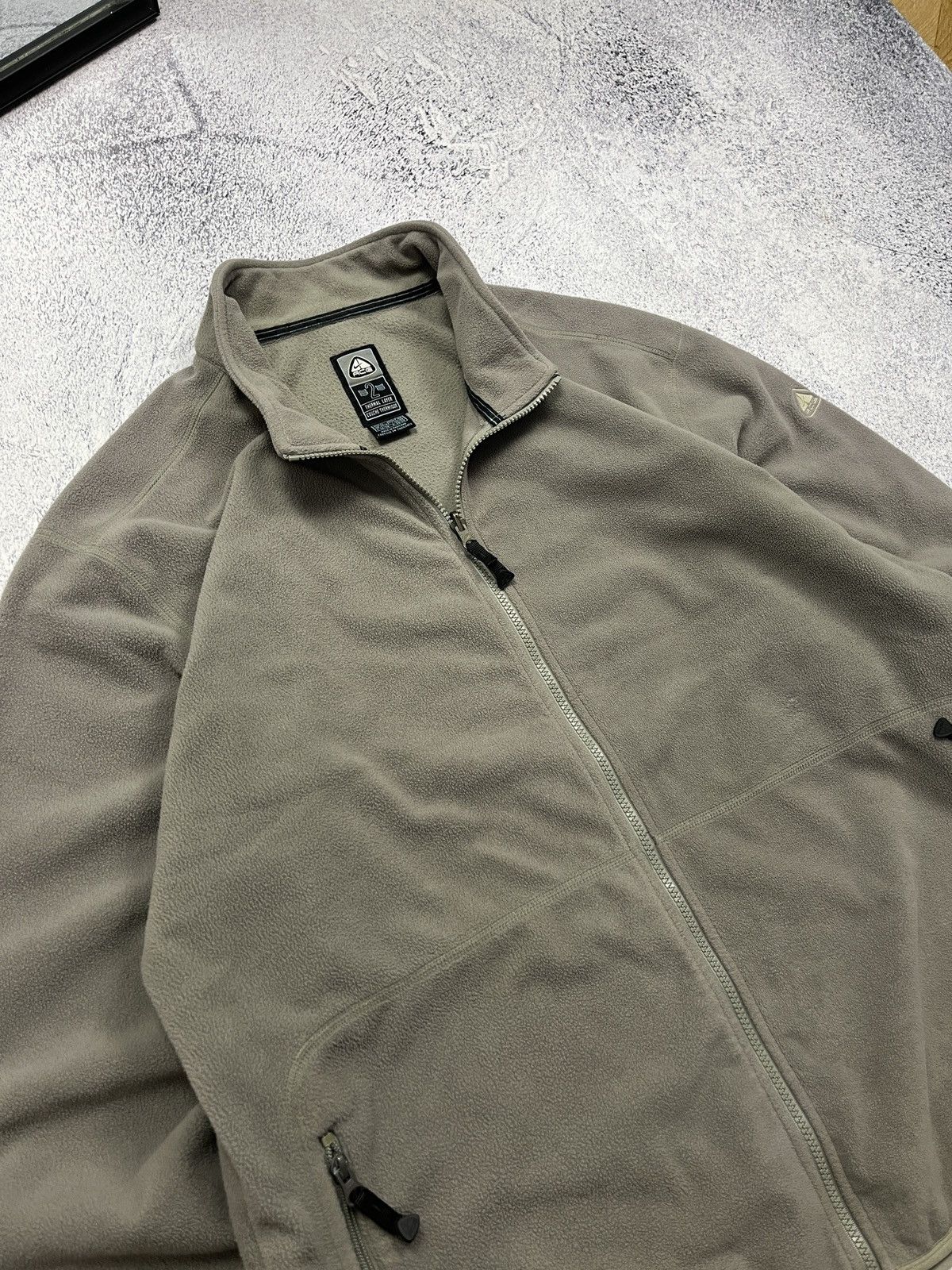 Nike Vintage Nike ACG Fleece Jacket Baggy Beige Mens Y2K 90’s Size US XL / EU 56 / 4 - 5 Thumbnail