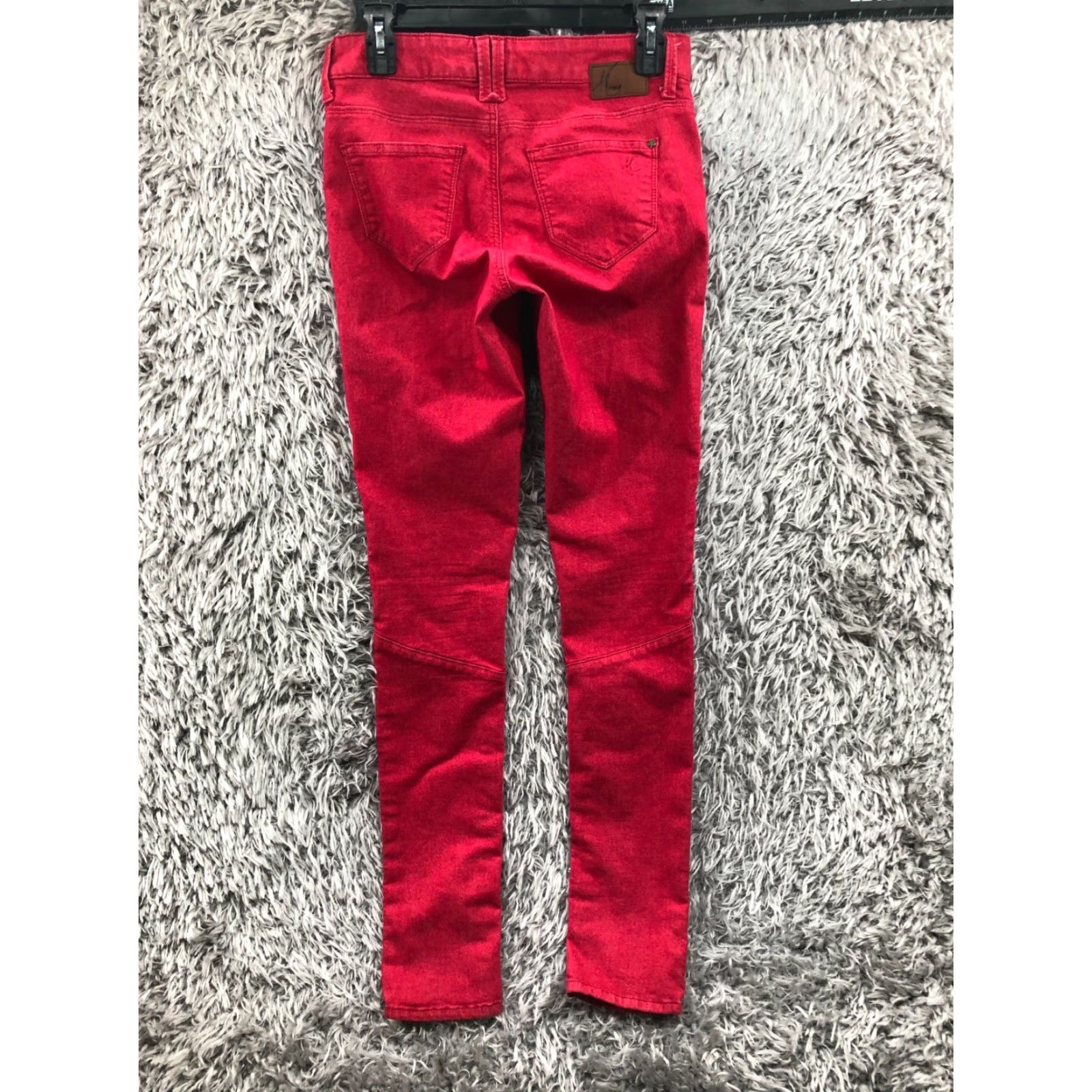 Mavi Mavi 505 Kelly Pants Womens 26 Pink Mid Rise Straight Leg Chino Knit Polyester Button Pockets Flat Front Regular Adult Womens Size 26" / US 2 / IT 38 - 6 Thumbnail