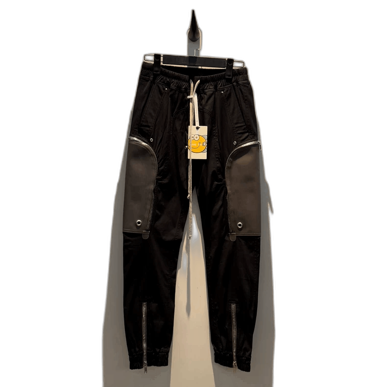 Rick Owens rickowens spliced PVC five-zip pants Size US 44 / EU 60 - 1 Thumbnail
