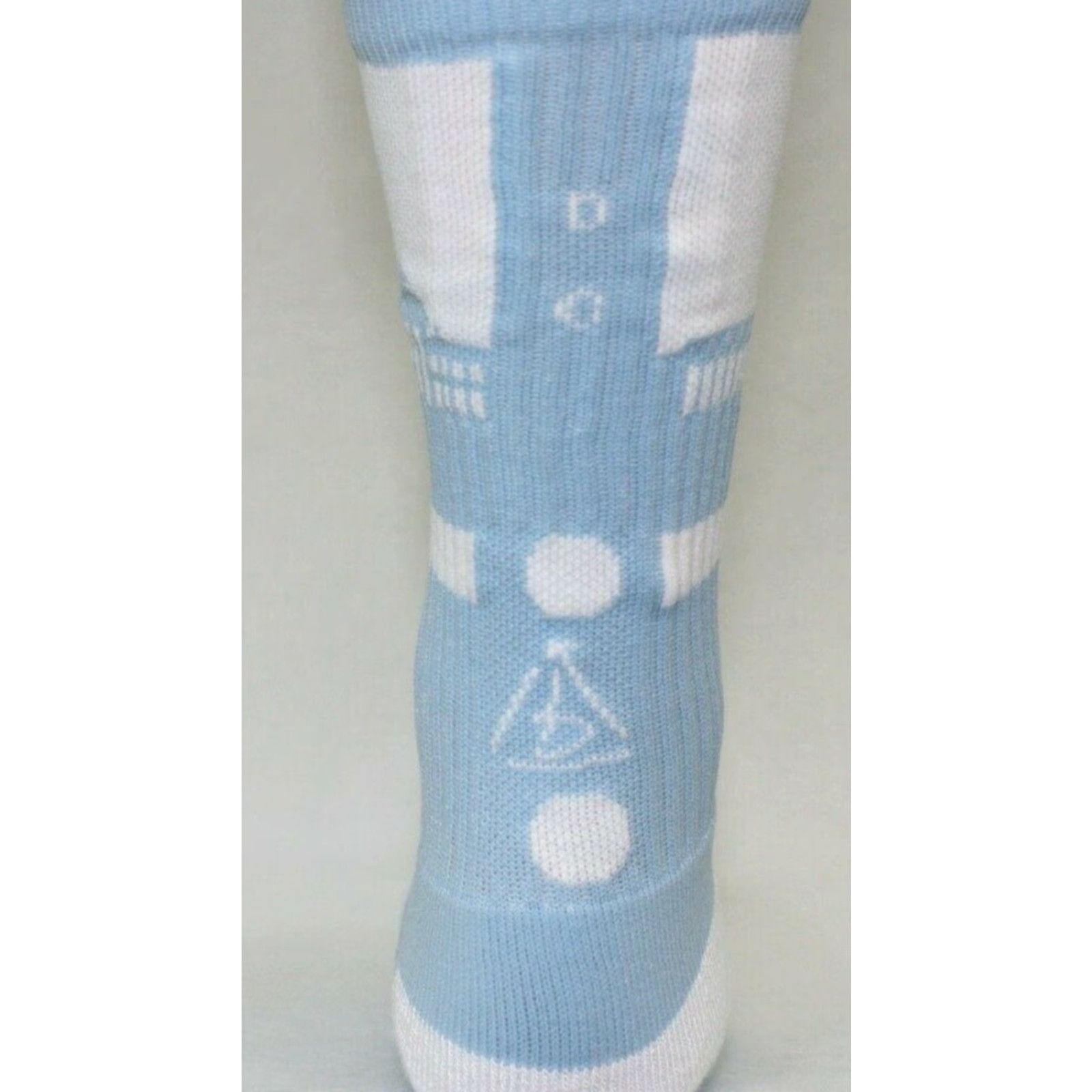 Vintage Rep It City Washington DC Socks Mens City Socks Light Blue White CoolMax Athletic Socks M/L United States Size ONE SIZE - 2 Thumbnail