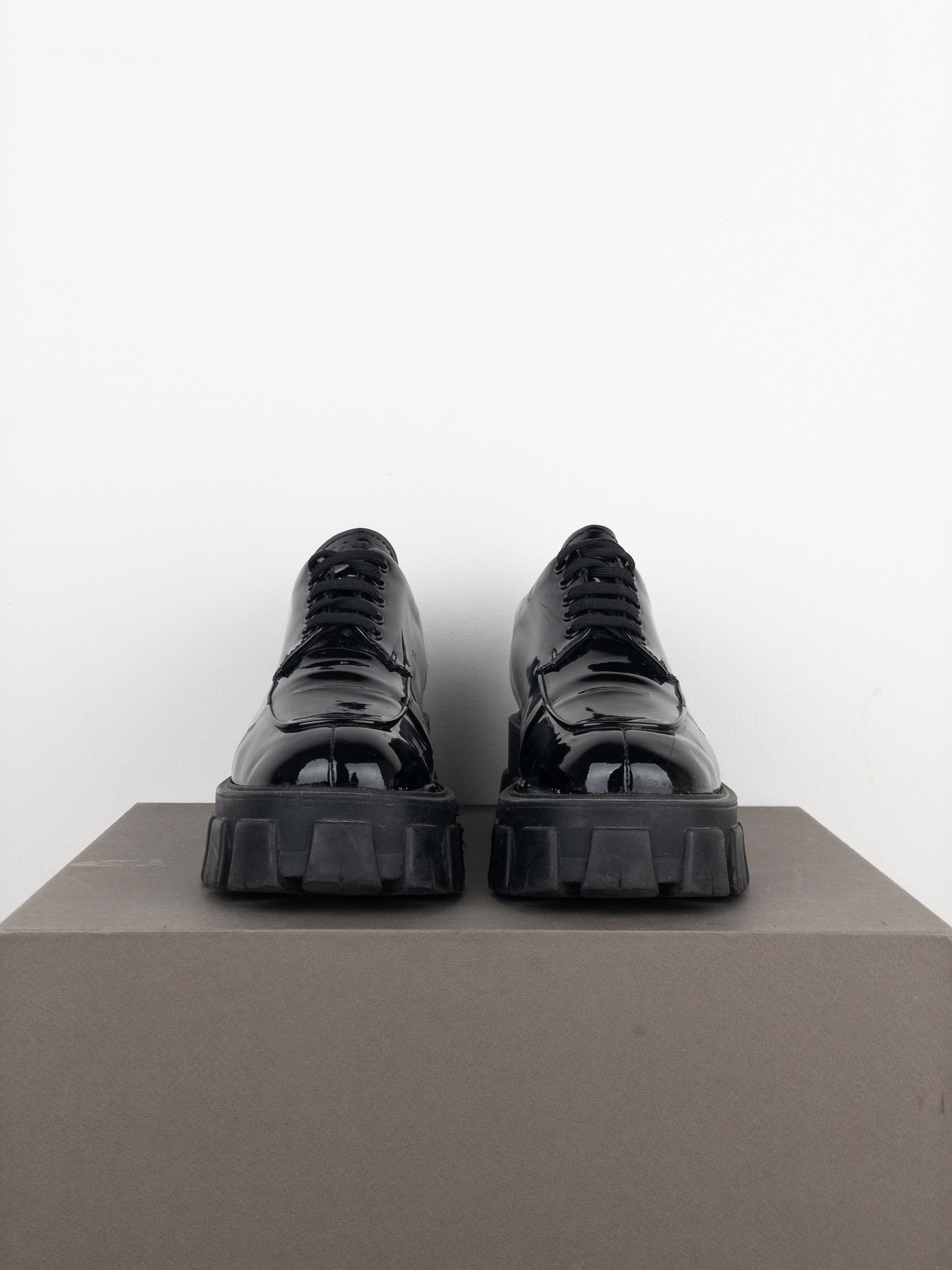 Prada Prada ‘Monolith’ Lug Sole Platform Derby Shoes Size US 8.5 / EU 41-42 - 5 Thumbnail