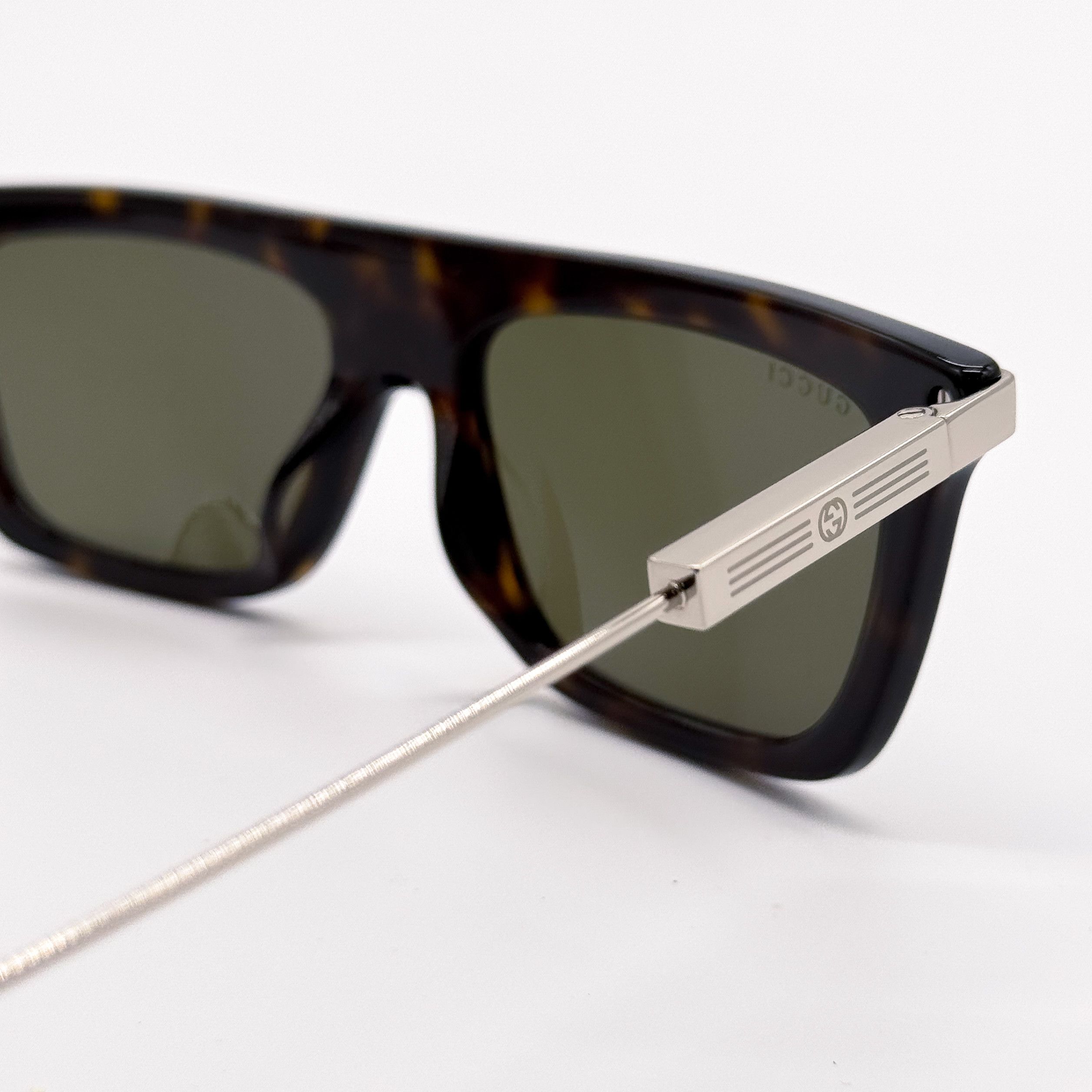 Gucci NEW AUTHENTIC GUCCI GG1437S 002 SQUARE MEN SUNGLASSES GUCCI Size ONE SIZE - 7 Thumbnail