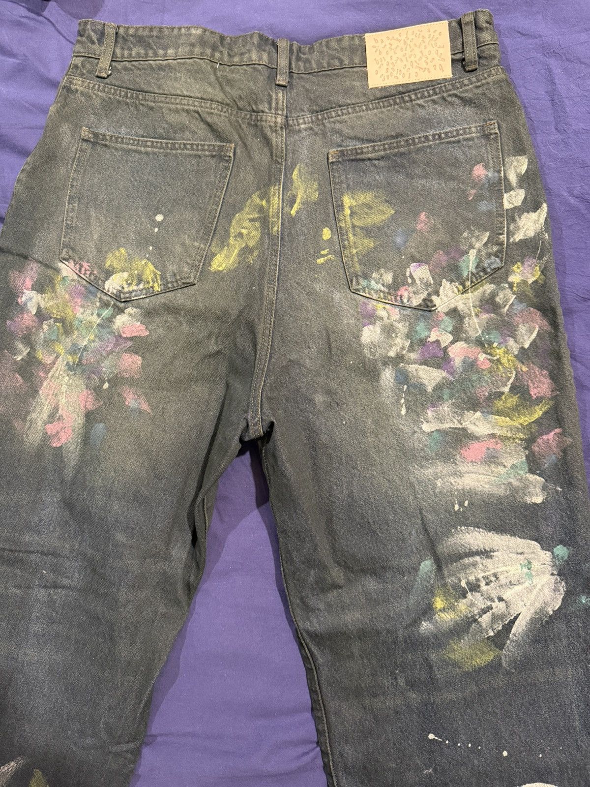 basketcase gallery Basket Case Gallery LAX, baggy denim (paint splatter) Size US 36 / EU 52 - 5 Thumbnail